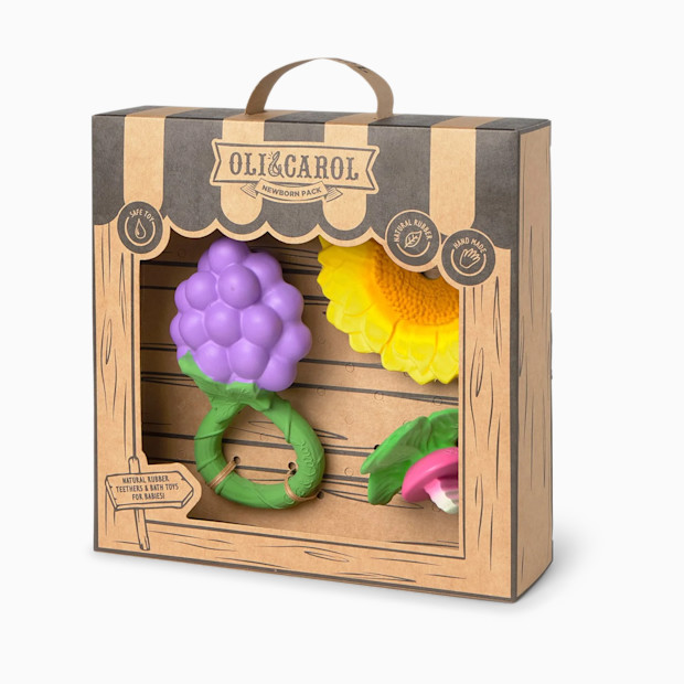 Oli & Carol Rattle & Teether Gift Set.