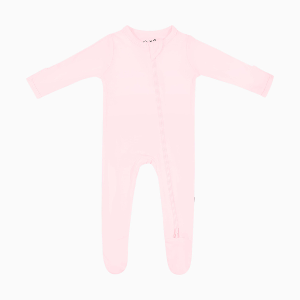 Kyte Baby Zipper Footie - Sakura, Newborn.