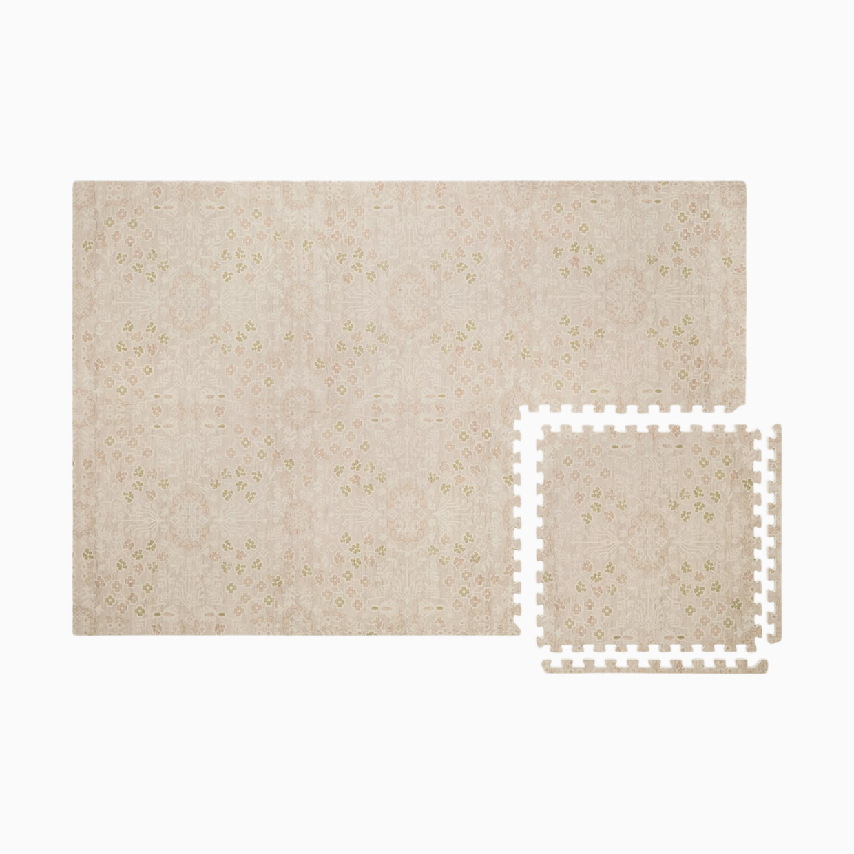 House of Noa Little Nomad Play Mat | Winslow - Gardenia, 6X8.