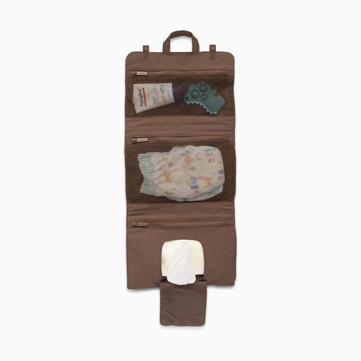 CALPAK Diaper Changing Pad Organizer - Hazelnut.