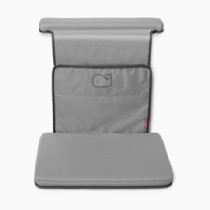Skip Hop Baby Bath All-in-One Elbow Saver and Kneeler, Moby, Grey