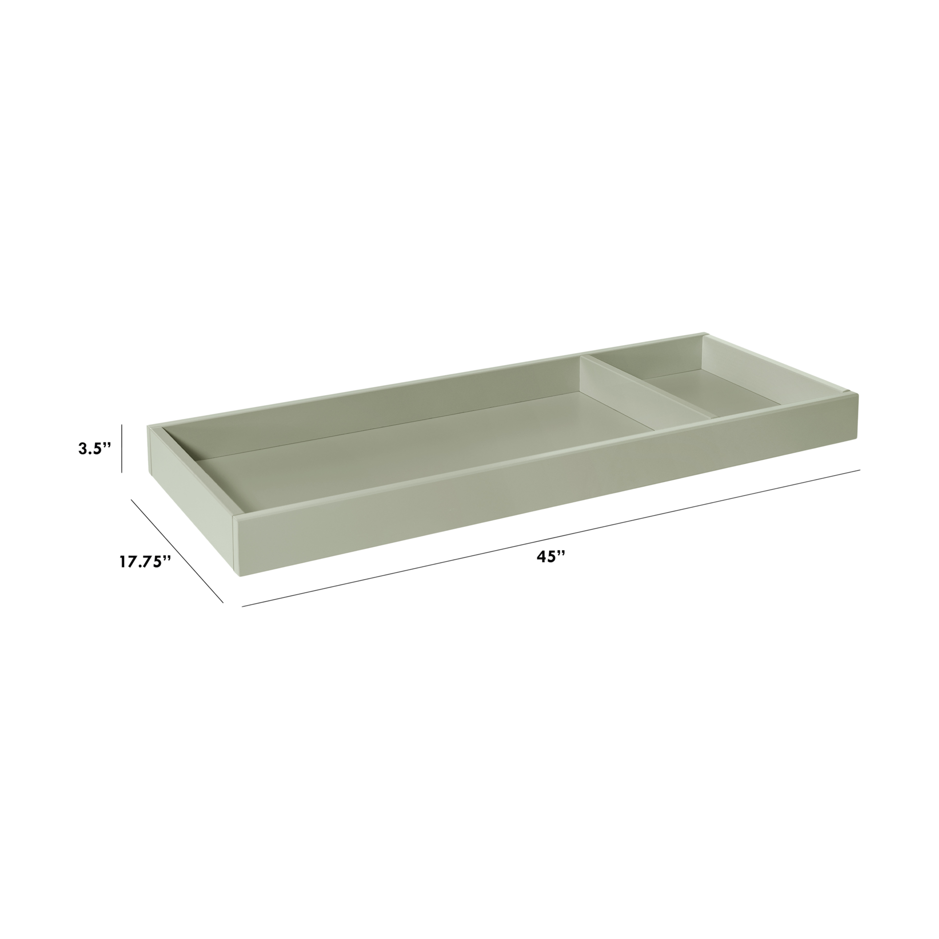 Namesake Universal Wide Removable Changing Tray - French Sage.
