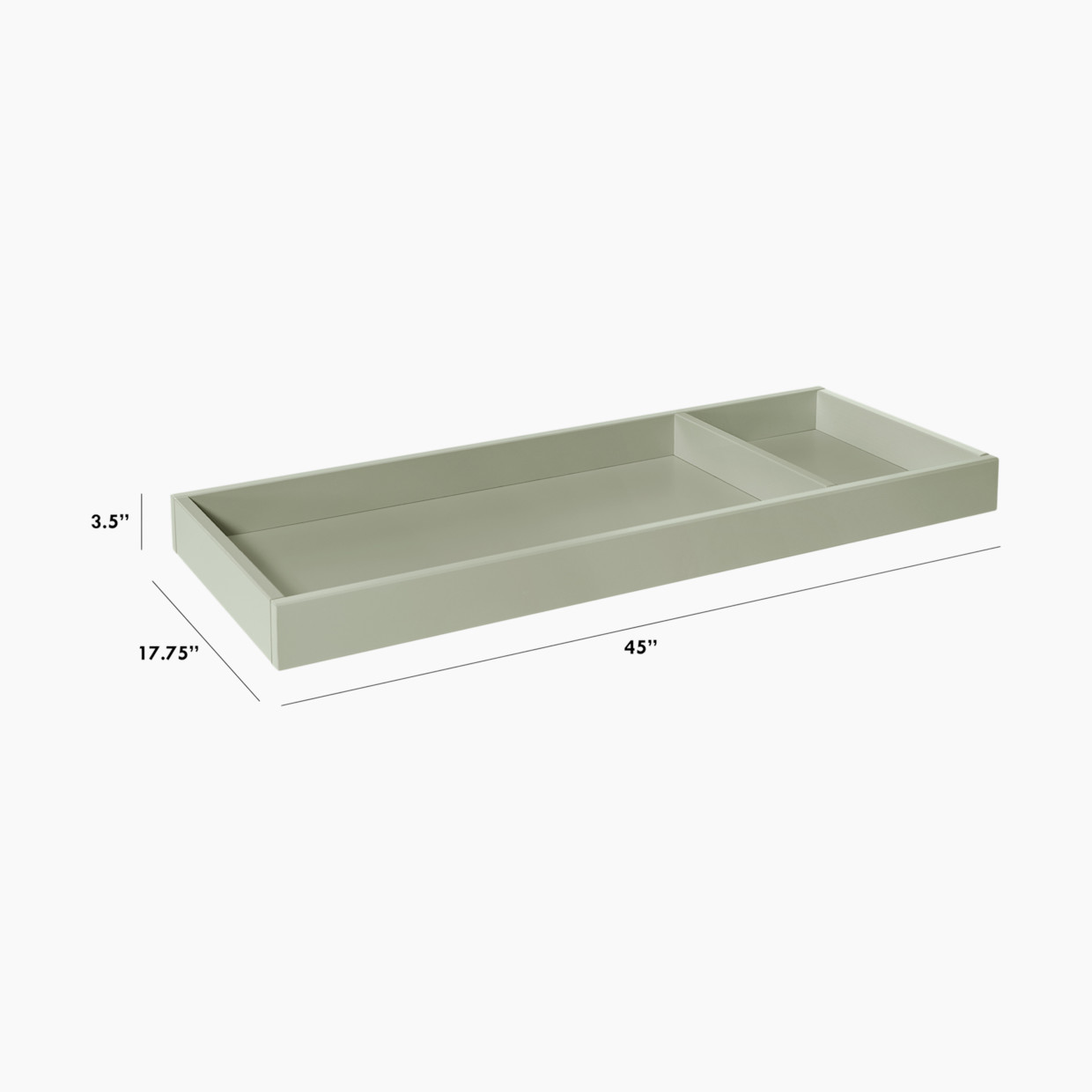 Namesake Universal Wide Removable Changing Tray - French Sage.