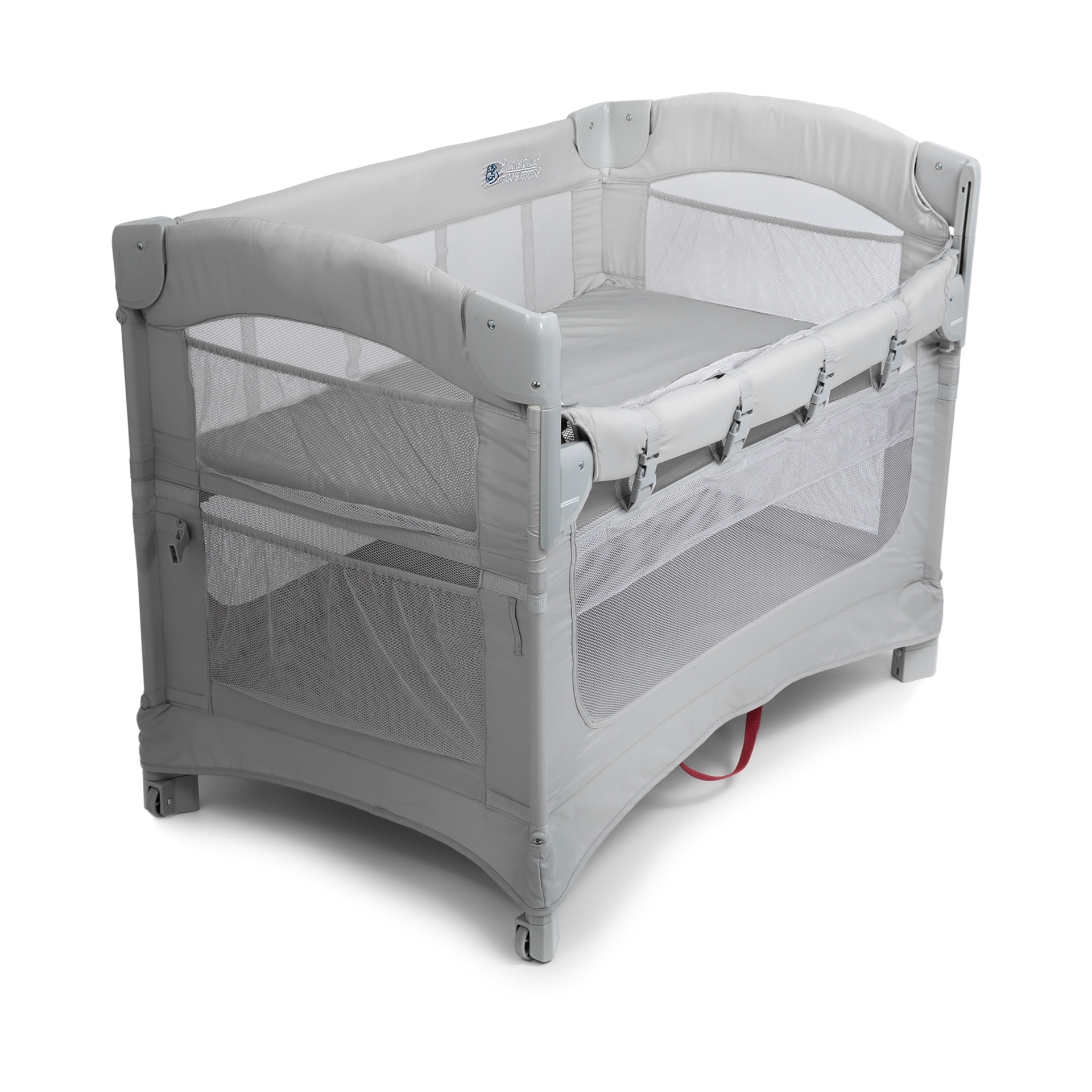 Arm's Reach Ideal Ezee 3 in 1 Co-Sleeper Bassinet - Grey.