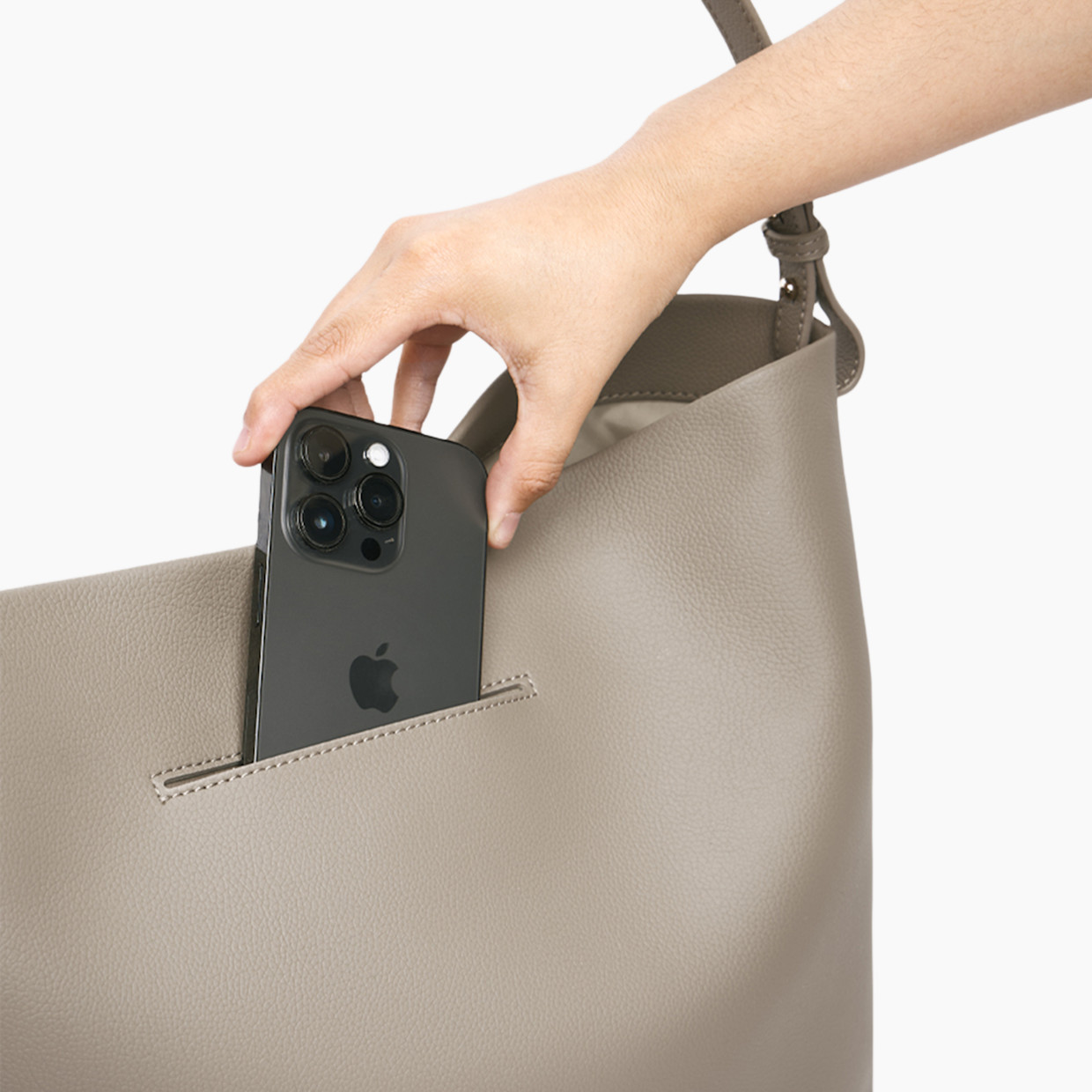 Mina Baie Harlow Diaper Bag Tote - Clay, Midi.