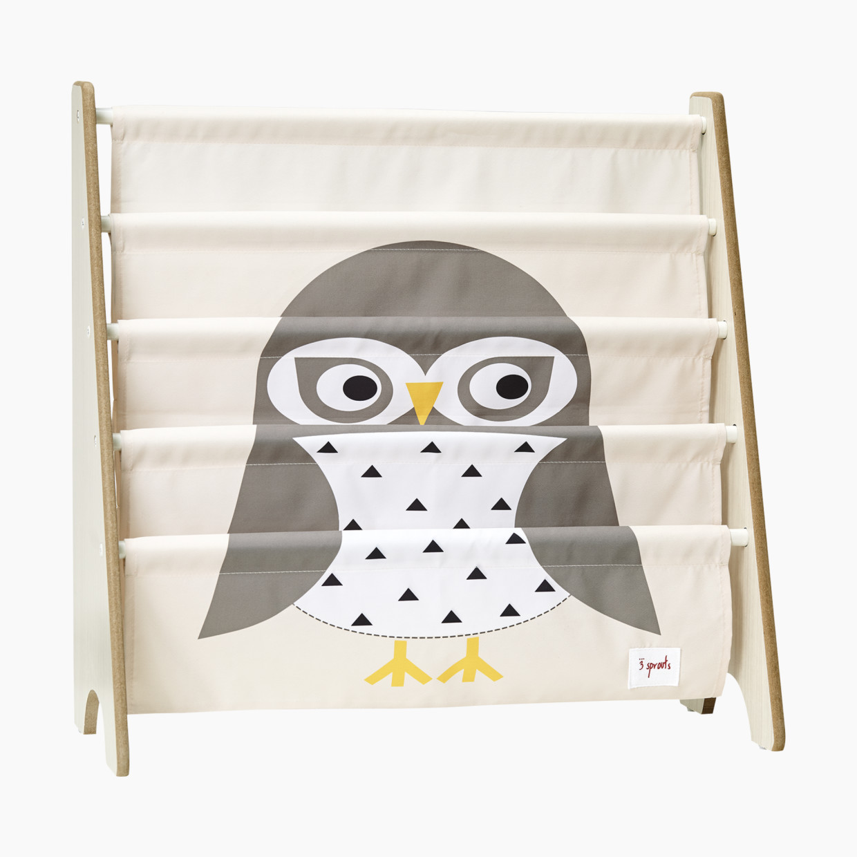 3 Sprouts Book Rack - Grey Owl.