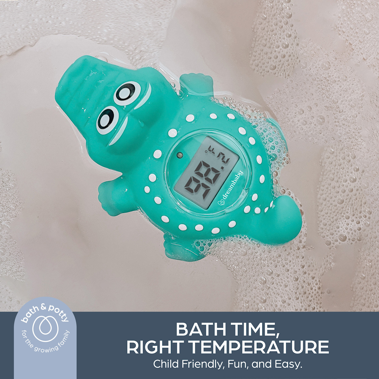 Dreambaby Room and Bath Thermometer - Crocodile.