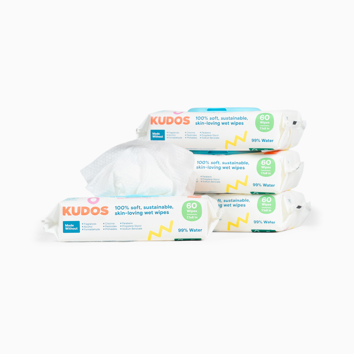 Kudos Baby Wipes - 240 Count.