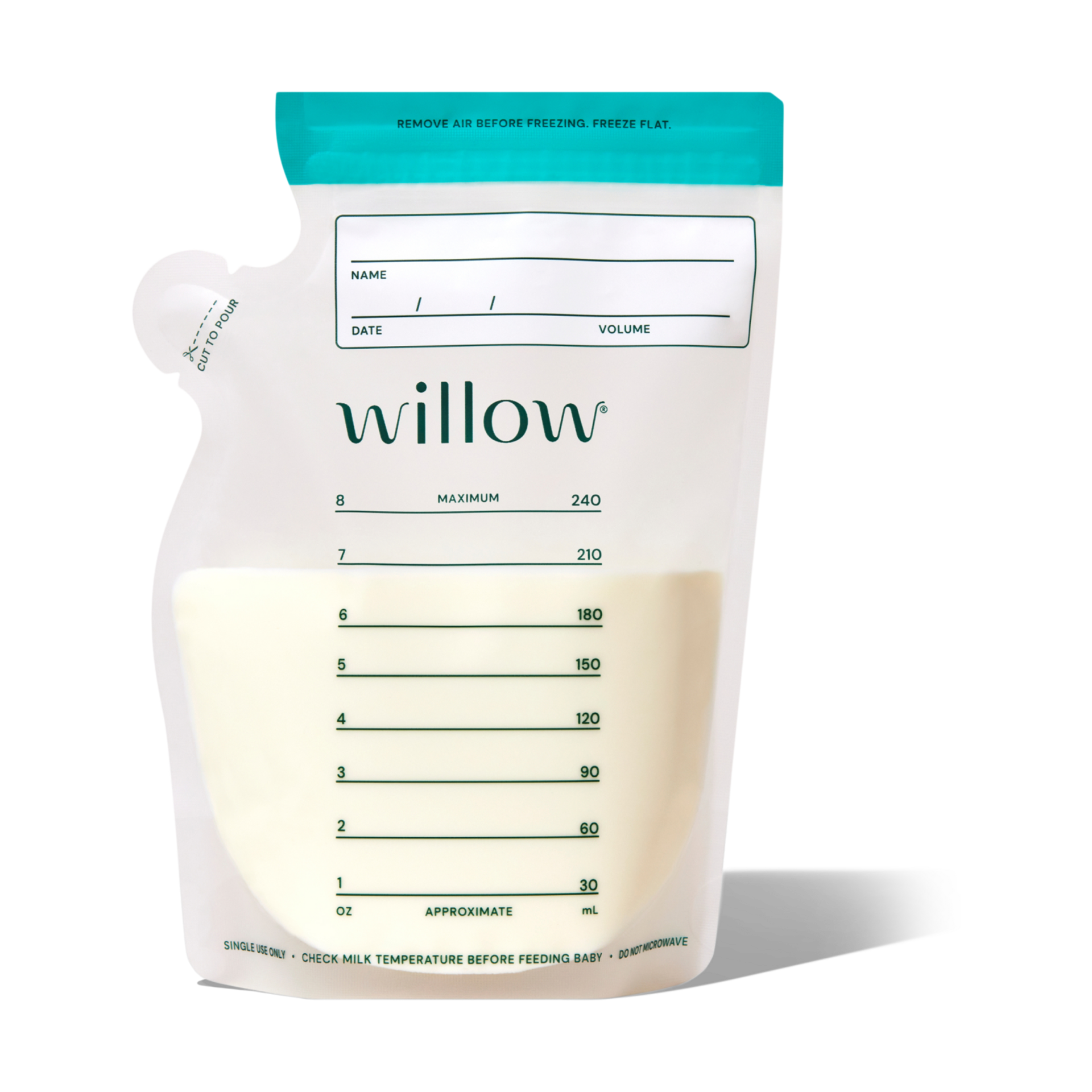 Willow Breast Milk Storage Bags.