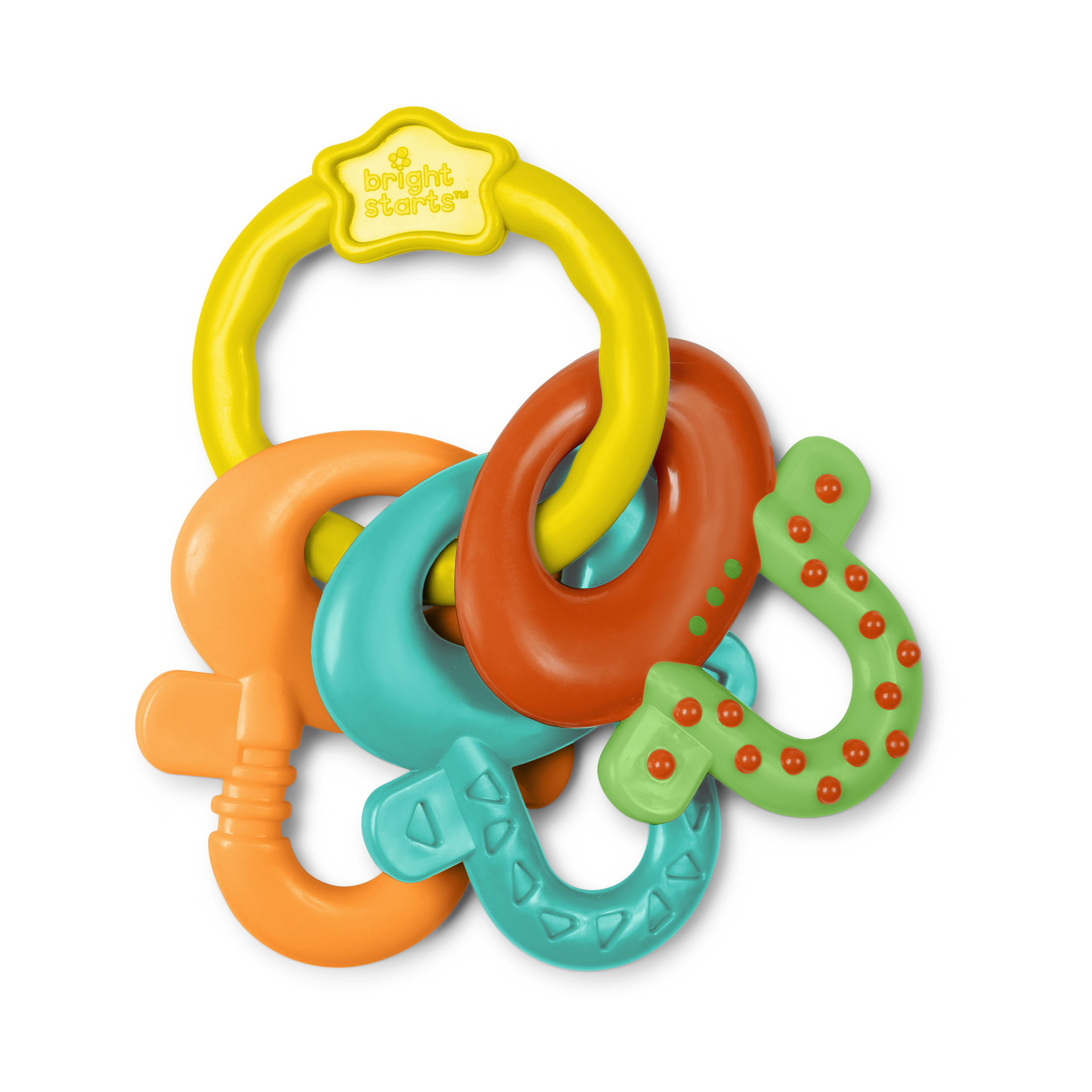 Bright Starts Soothers & Shakers 7-Piece Baby Toy Gift Set.