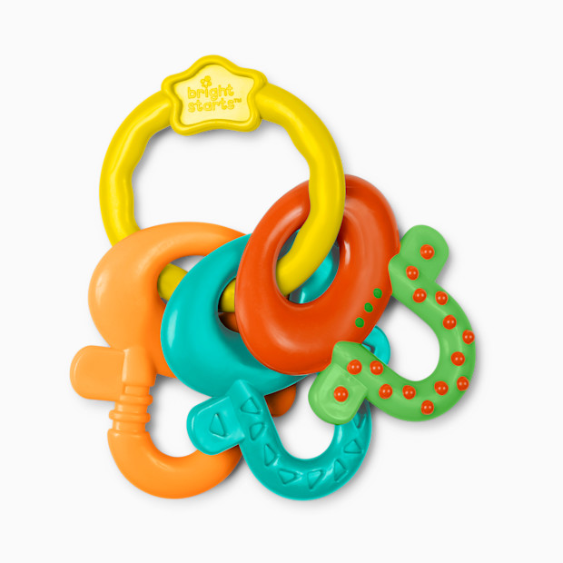 Bright Starts Soothers & Shakers 7-Piece Baby Toy Gift Set.