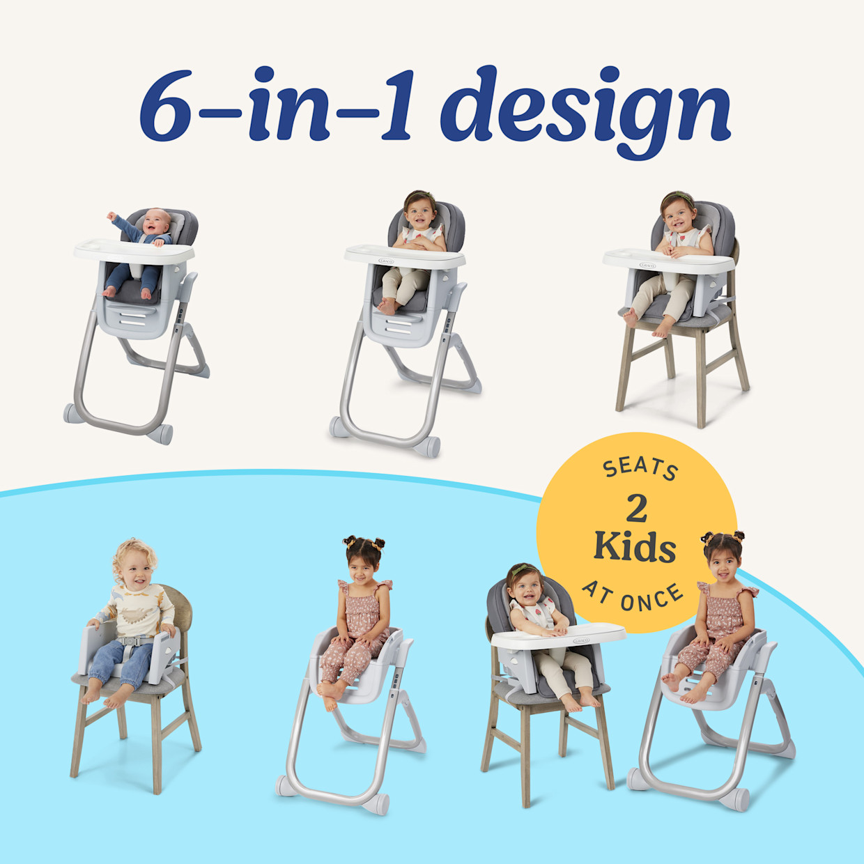 Graco DuoDiner DLX 6-in-1 Highchair - Arlo.