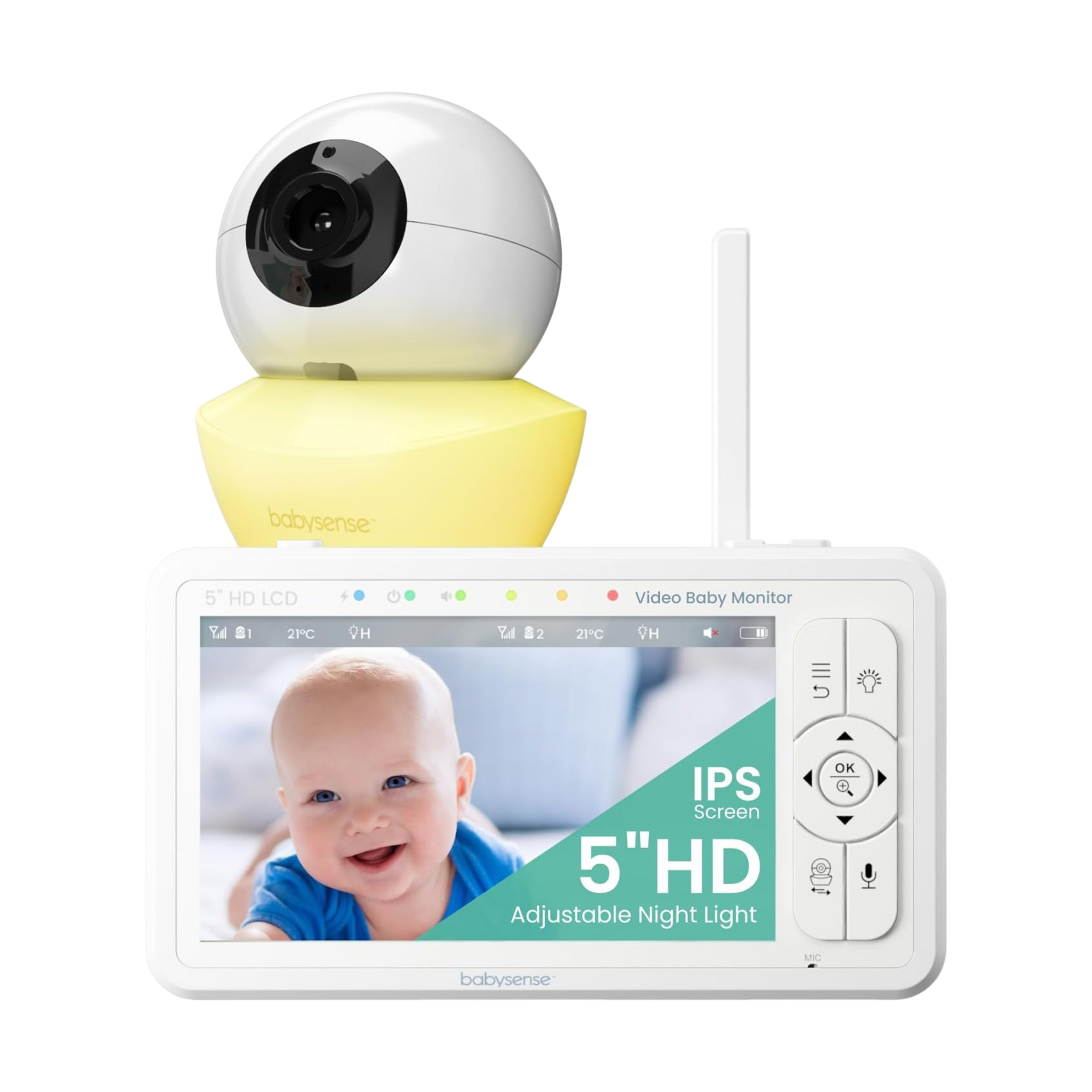 Babysense HD Split Screen Video Baby Monitor HD S2.