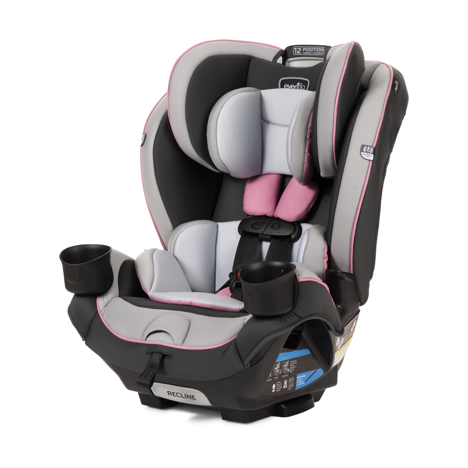 Evenflo EveryKid 3in1 Convertible Car Seat Oneida Pink Babylist Shop