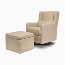 Glider storage ottoman best sale