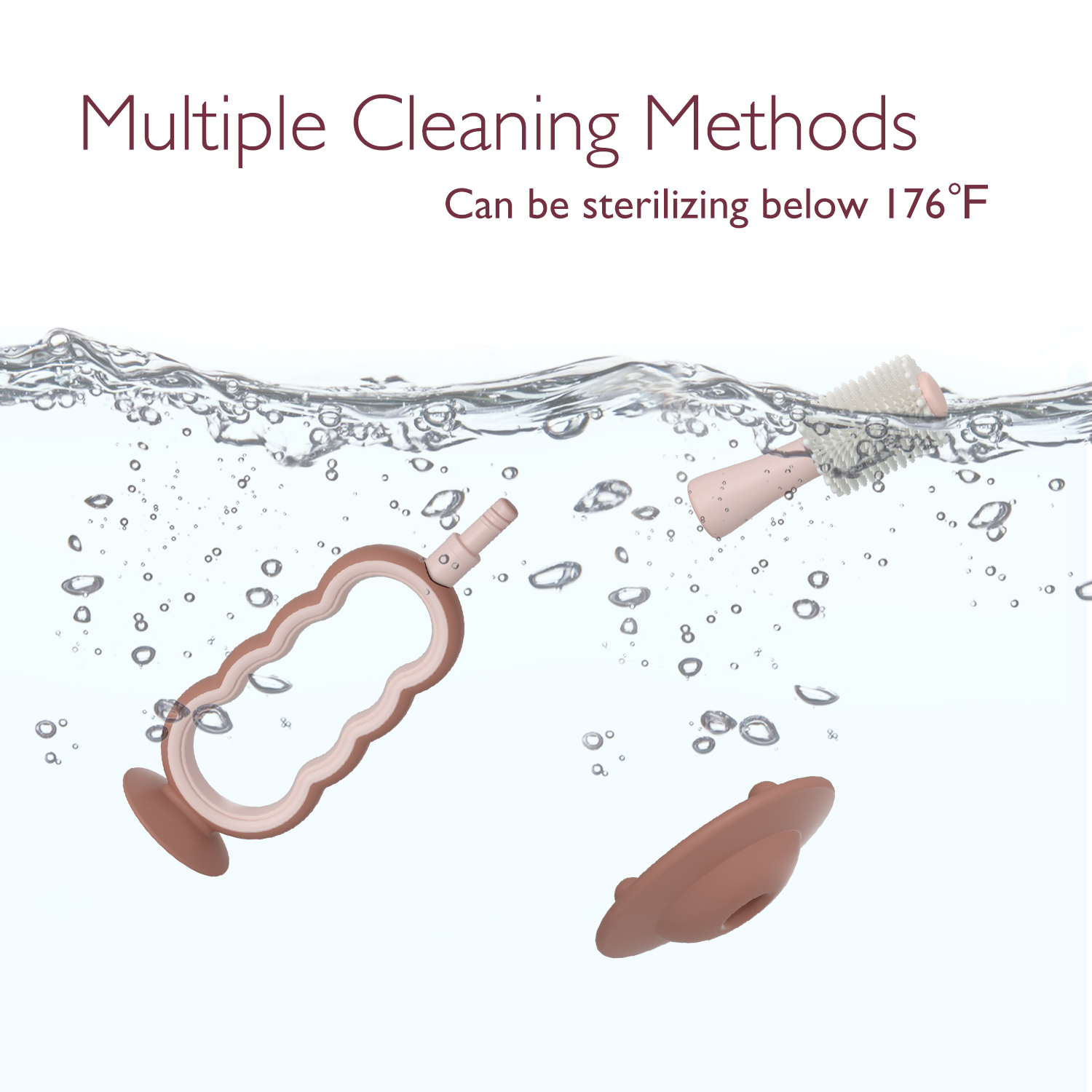 Momcozy Momcozy 360 Silicone Baby Toothbrush, Toddler Toothbrush - Green.