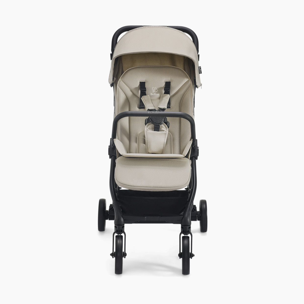 Bellini Juno Compact Auto-Folding Stroller - Taupe.