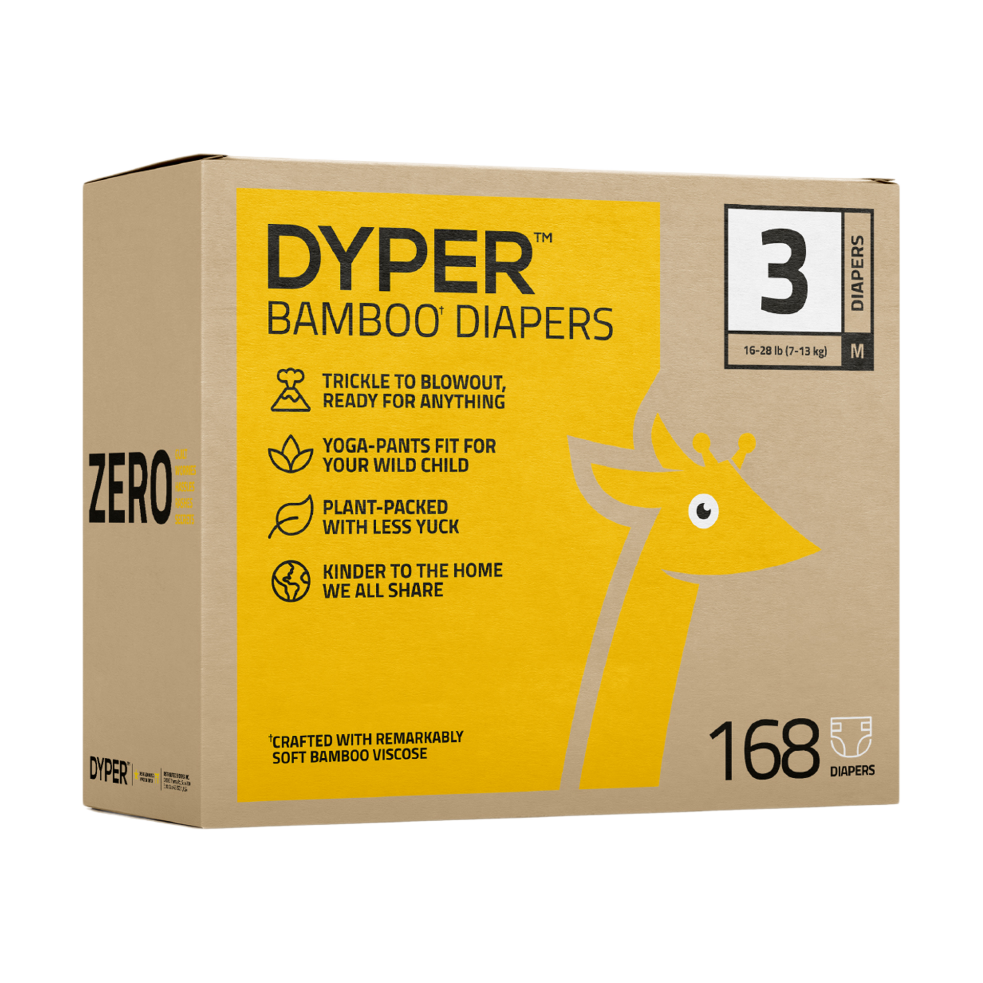 DYPER Bamboo Viscose Baby Diapers Size 3, 6 Babylist Shop