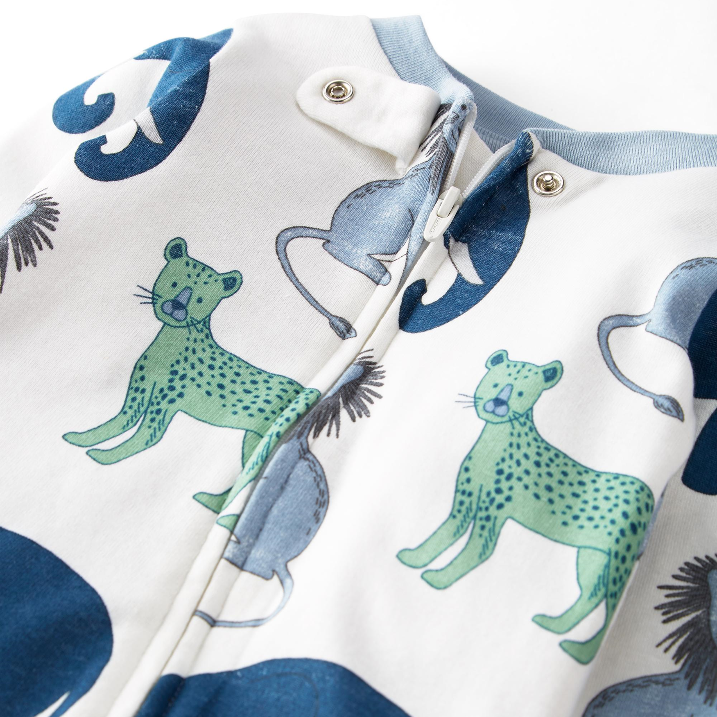 Carter's Little Planet Organic Cotton Sleep & Play Pajamas - Multi-Color, 0-3 M.