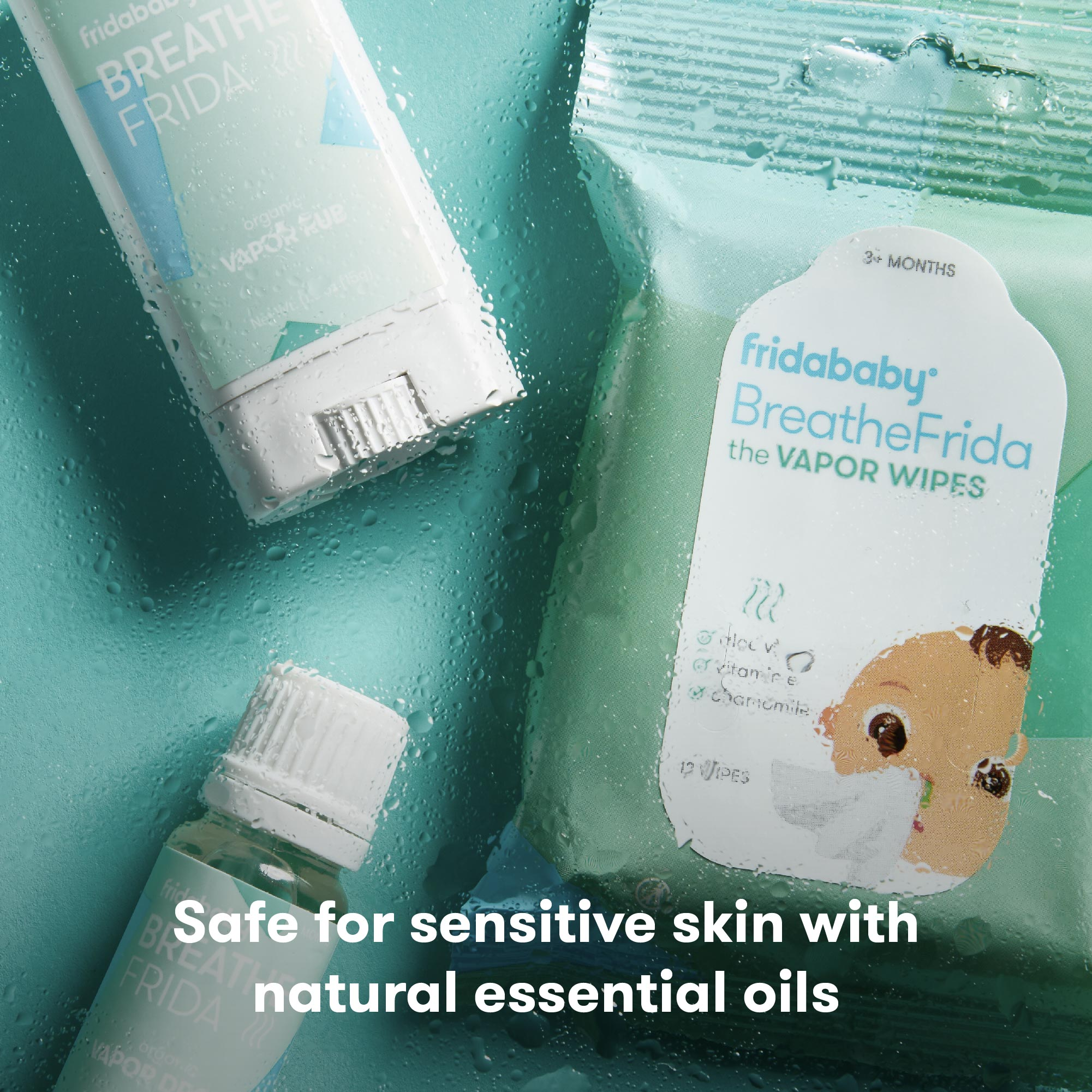 Frida Baby Breathe Easy Kit Sick Day Essentials.
