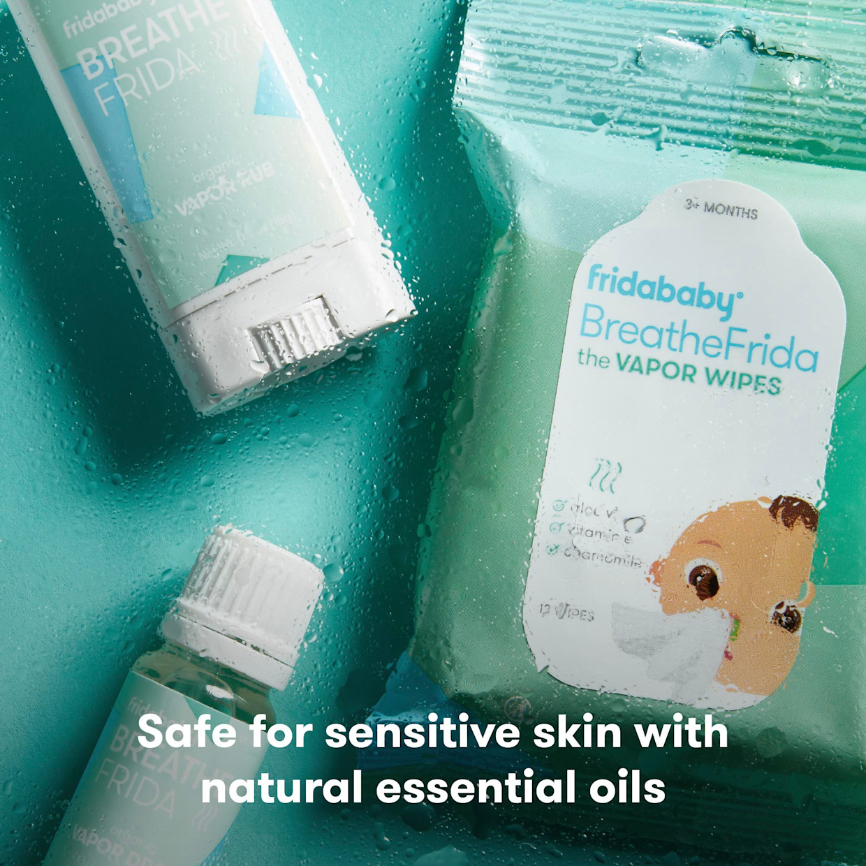 Frida Baby Breathe Easy Kit Sick Day Essentials.