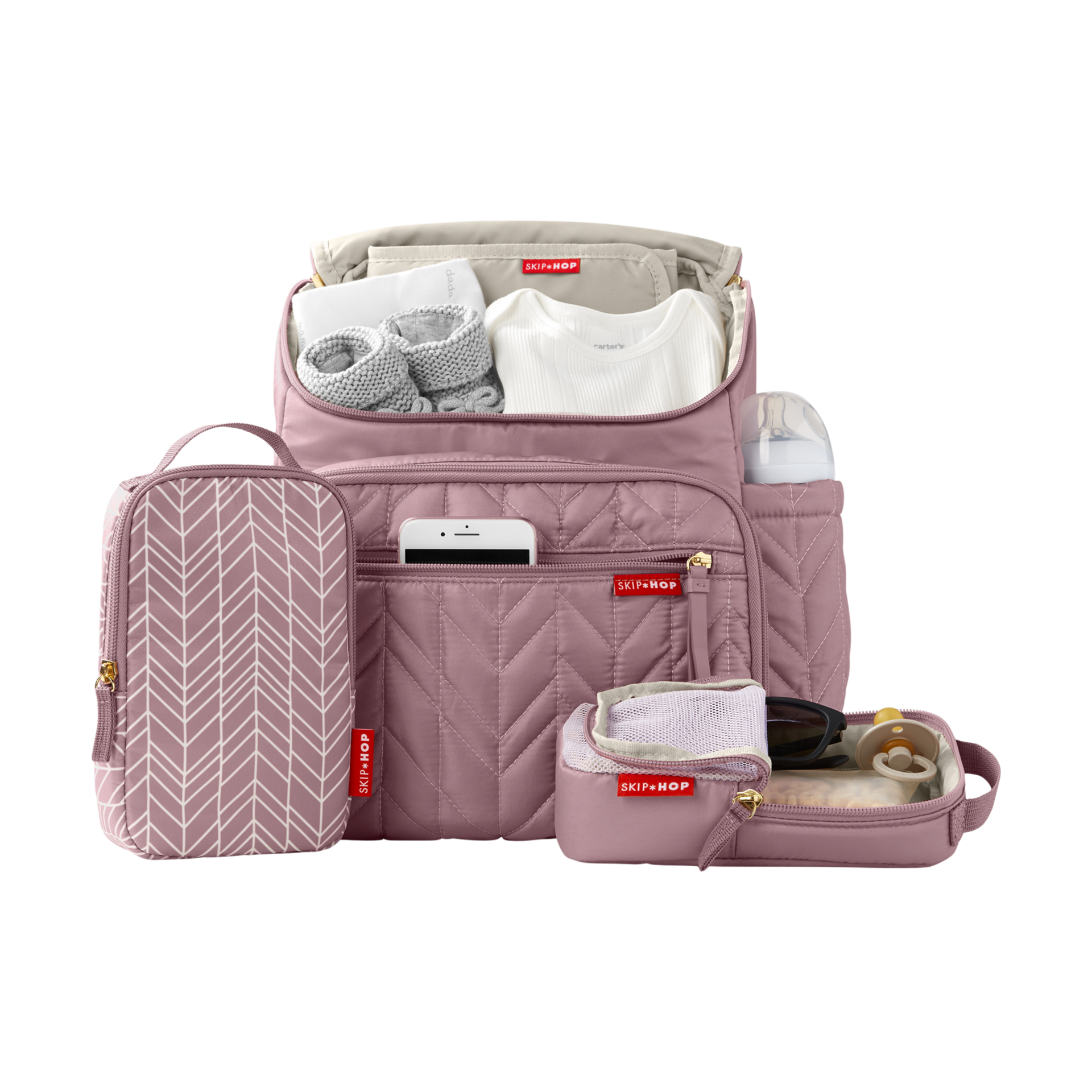 Skip Hop Forma Diaper Backpack - Mauve.