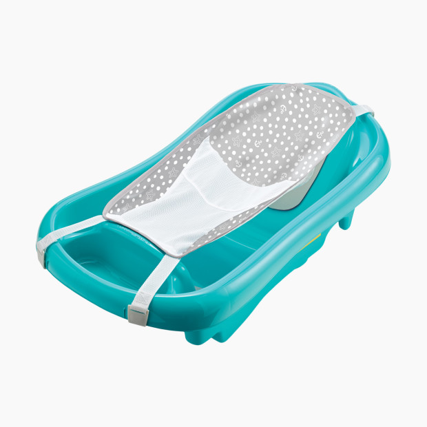 The First Years Sure Comfort Deluxe Newborn to Toddler Tub with Sling - Aqua.