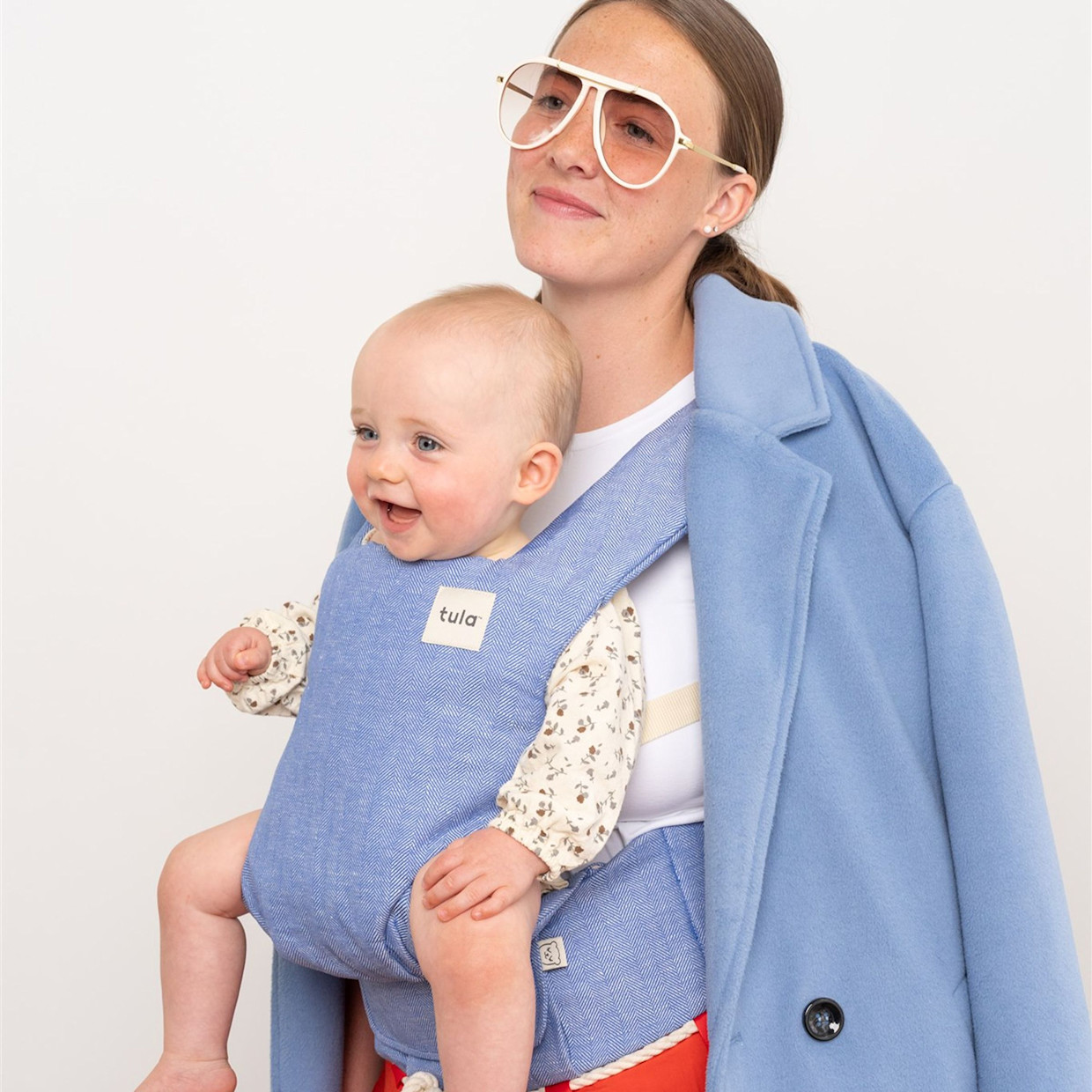 Tula Explore Carrier - Ocean, Linen.