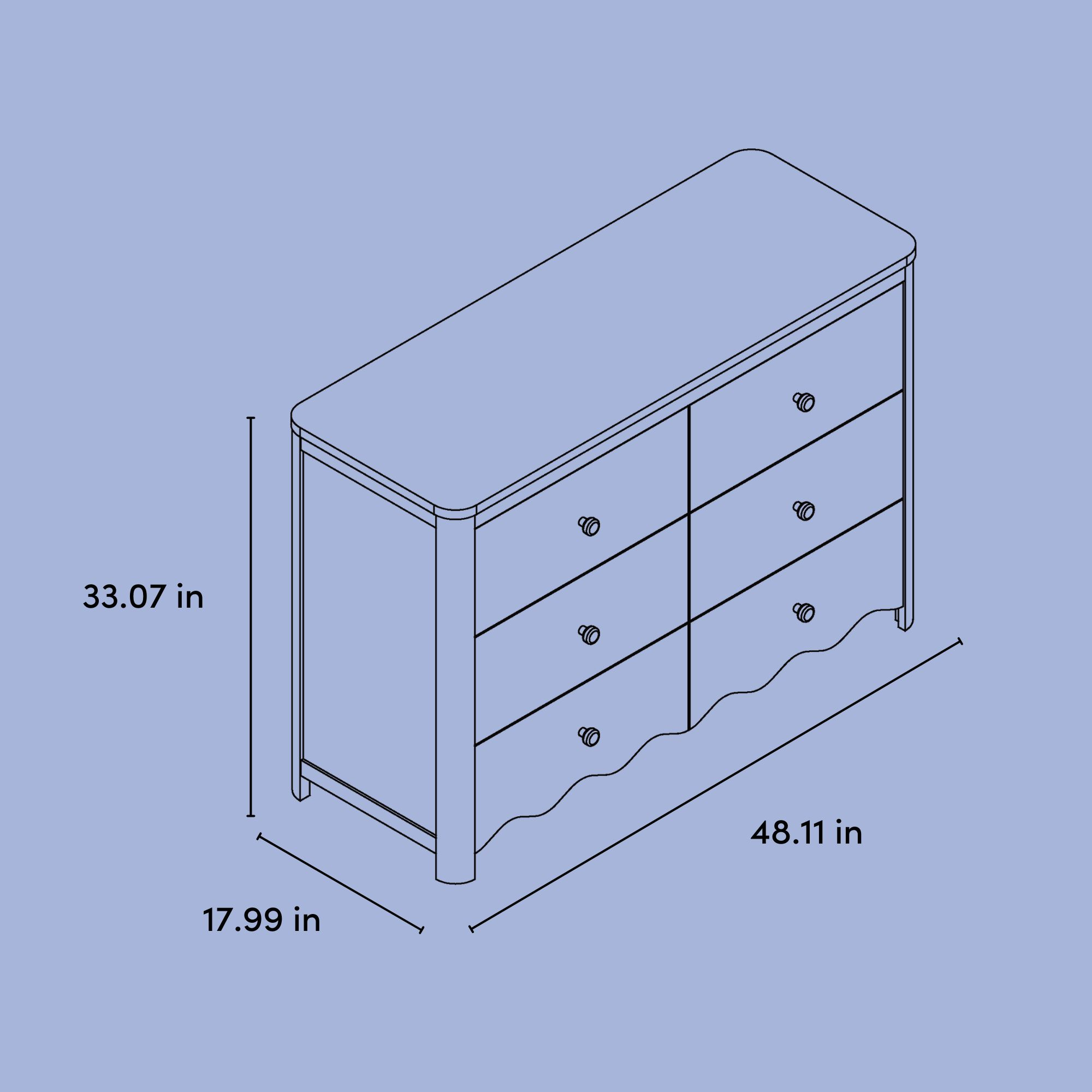 Storkcraft Casablanca 6 Drawer Dresser - Sage.