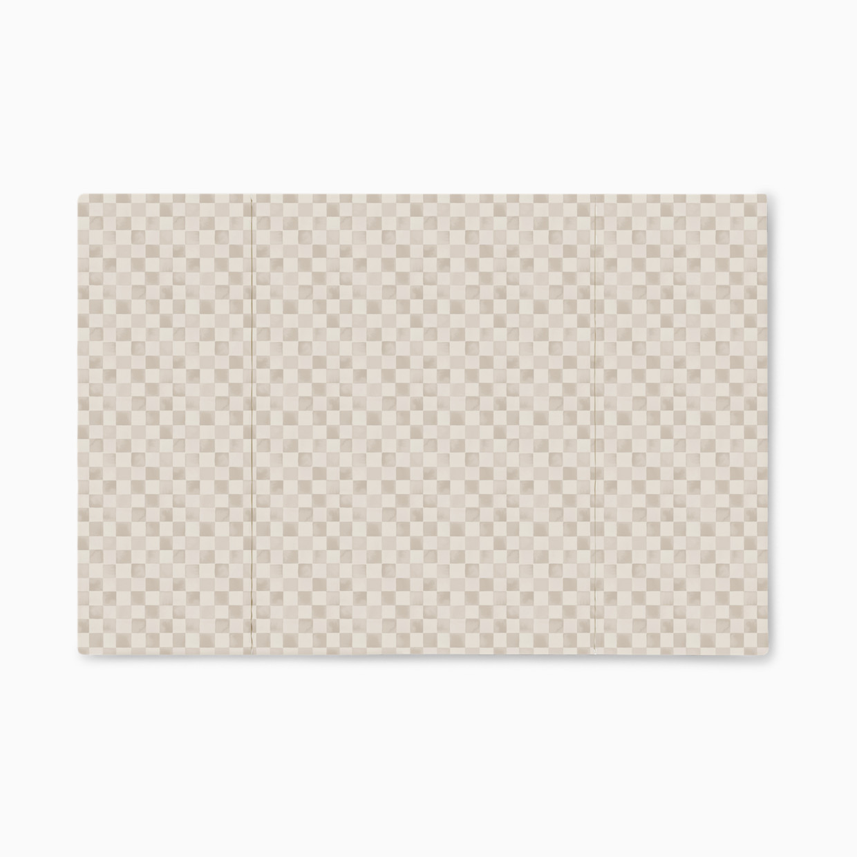 House of Noa Tumbling Mat - Checker Almond, 4X6.