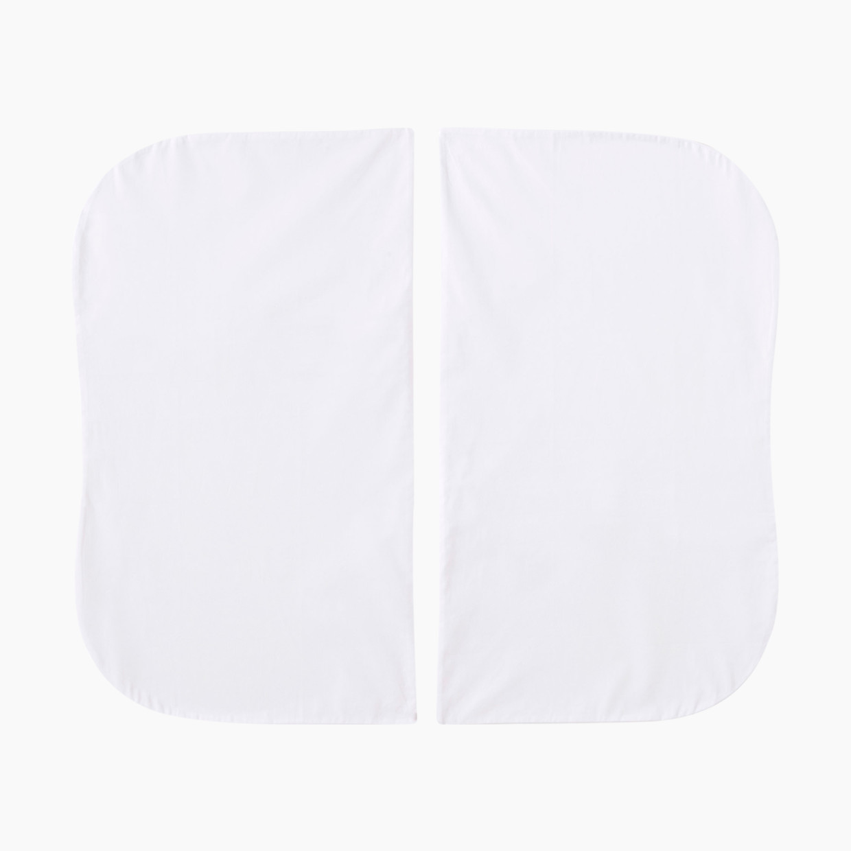Halo Twin Bassinest Fitted Sheet (2 Pack) - White.