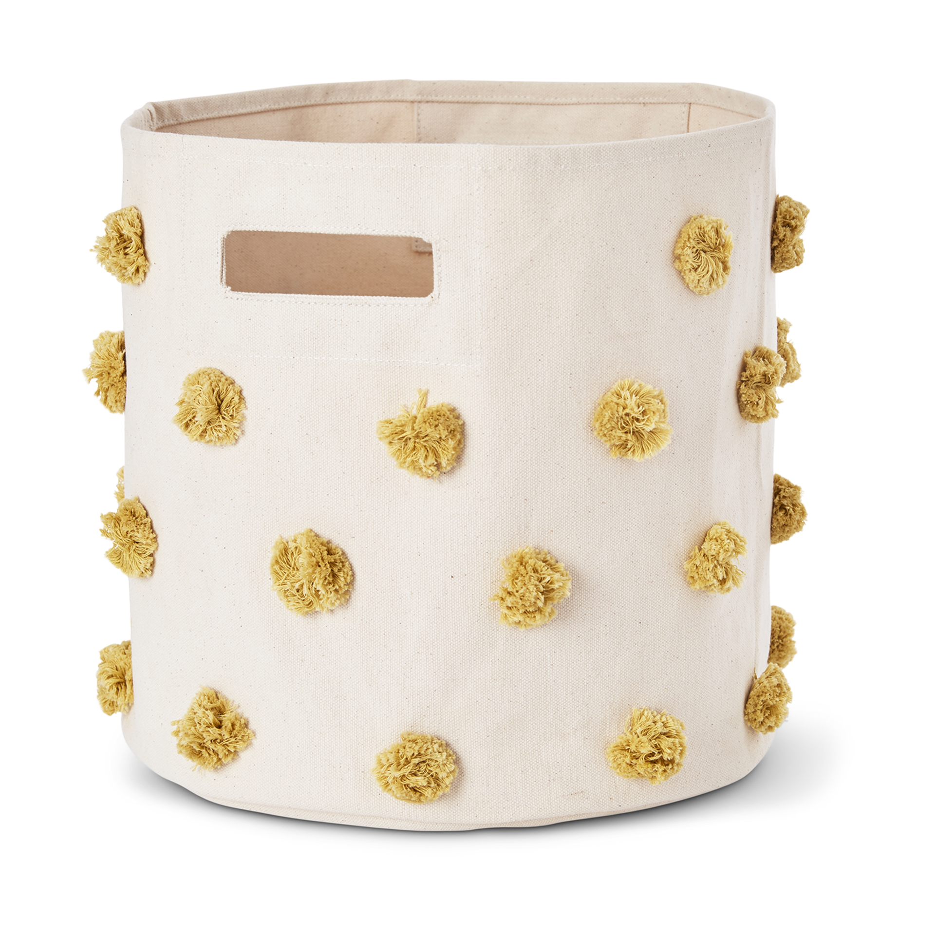 Pehr Pom Pom Storage Bin Marigold Pom Pom Babylist Shop