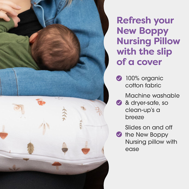 Boppy Nursing Pillow Organic Cotton Cover.