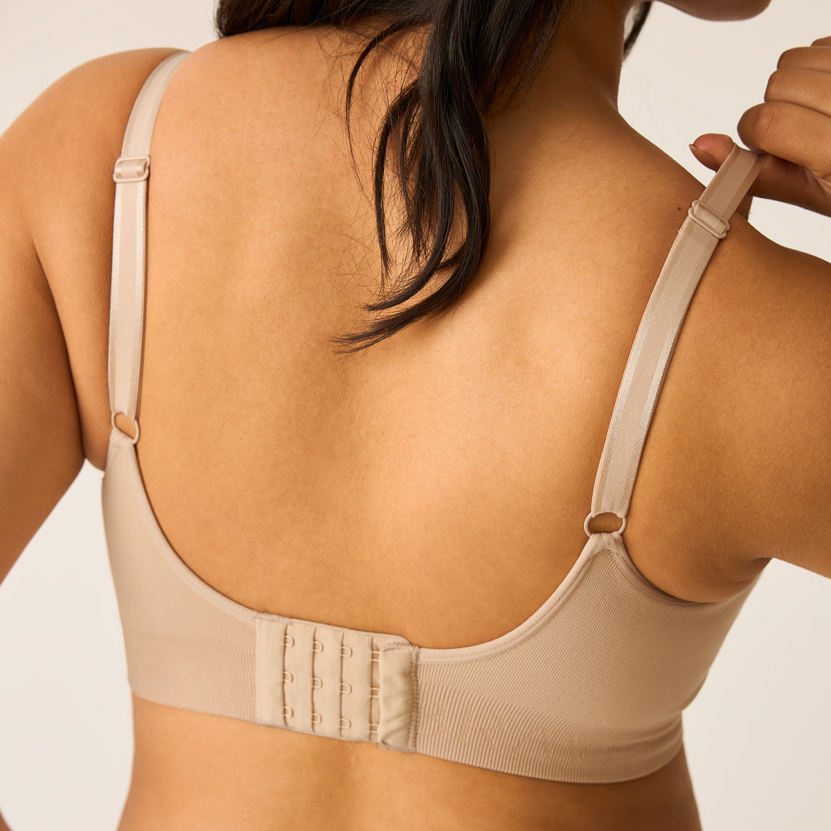 Kindred Bravely Simply Sublime Seamless Nursing Bra For Breastfeeding - Beige, Medium Busty.