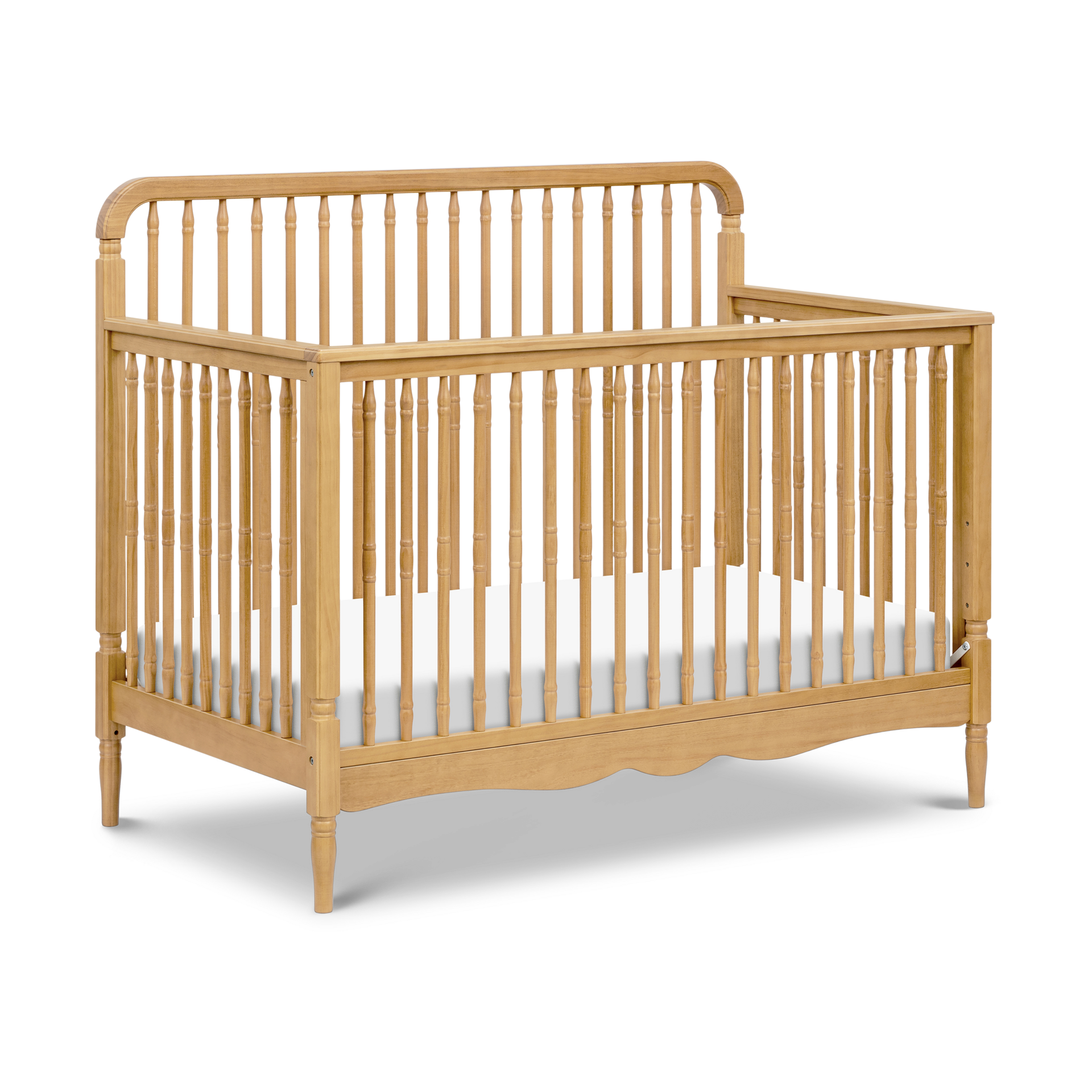 Namesake Liberty 4-in-1 Convertible Spindle Crib - Honey.