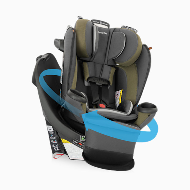 Evenflo Revolve360 Extend All-in-One Rotational Car Seat with Quick Clean Cover - Rockland Green.
