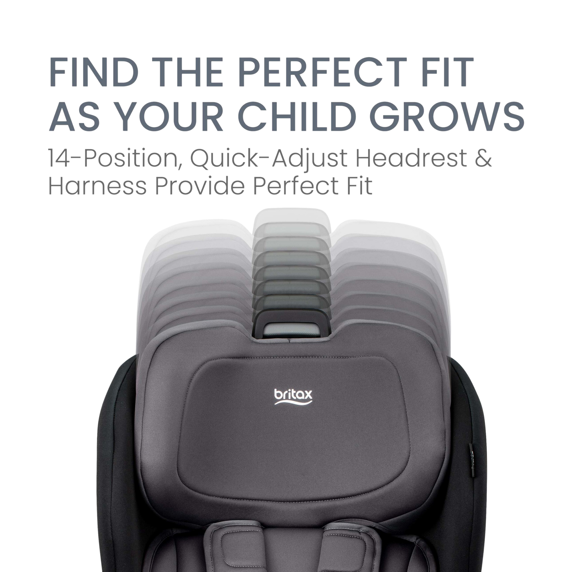 Britax Poplar Convertible Car Seat - Stone Onyx.