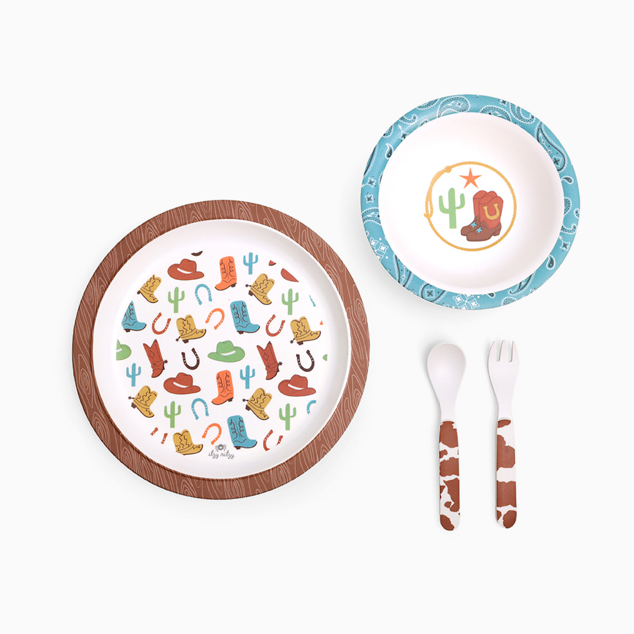 Itzy Ritzy Bistro and Sips Gift Set - Western, 6m+.