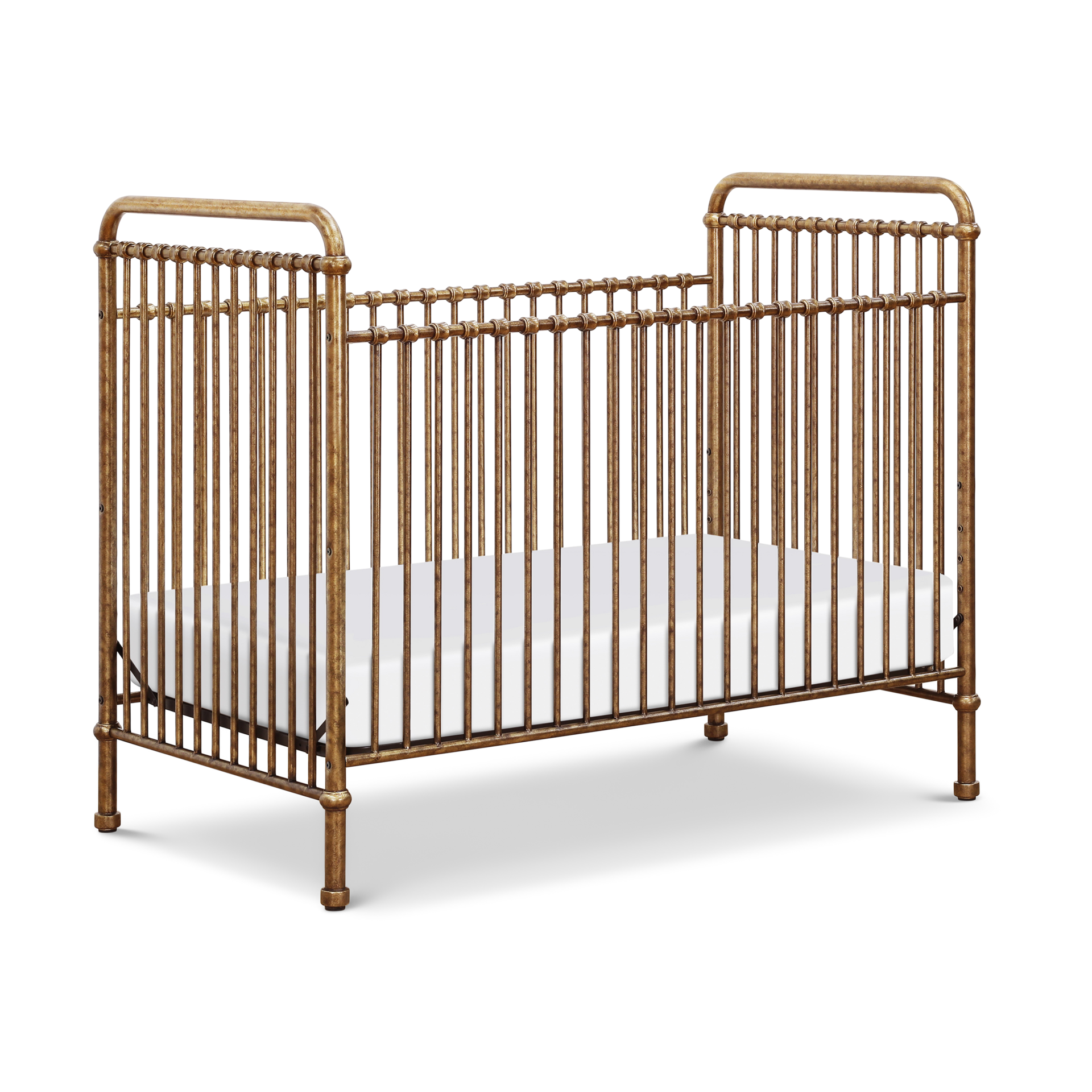 Namesake Abigail 3-in-1 Convertible Crib - Vintage Gold.