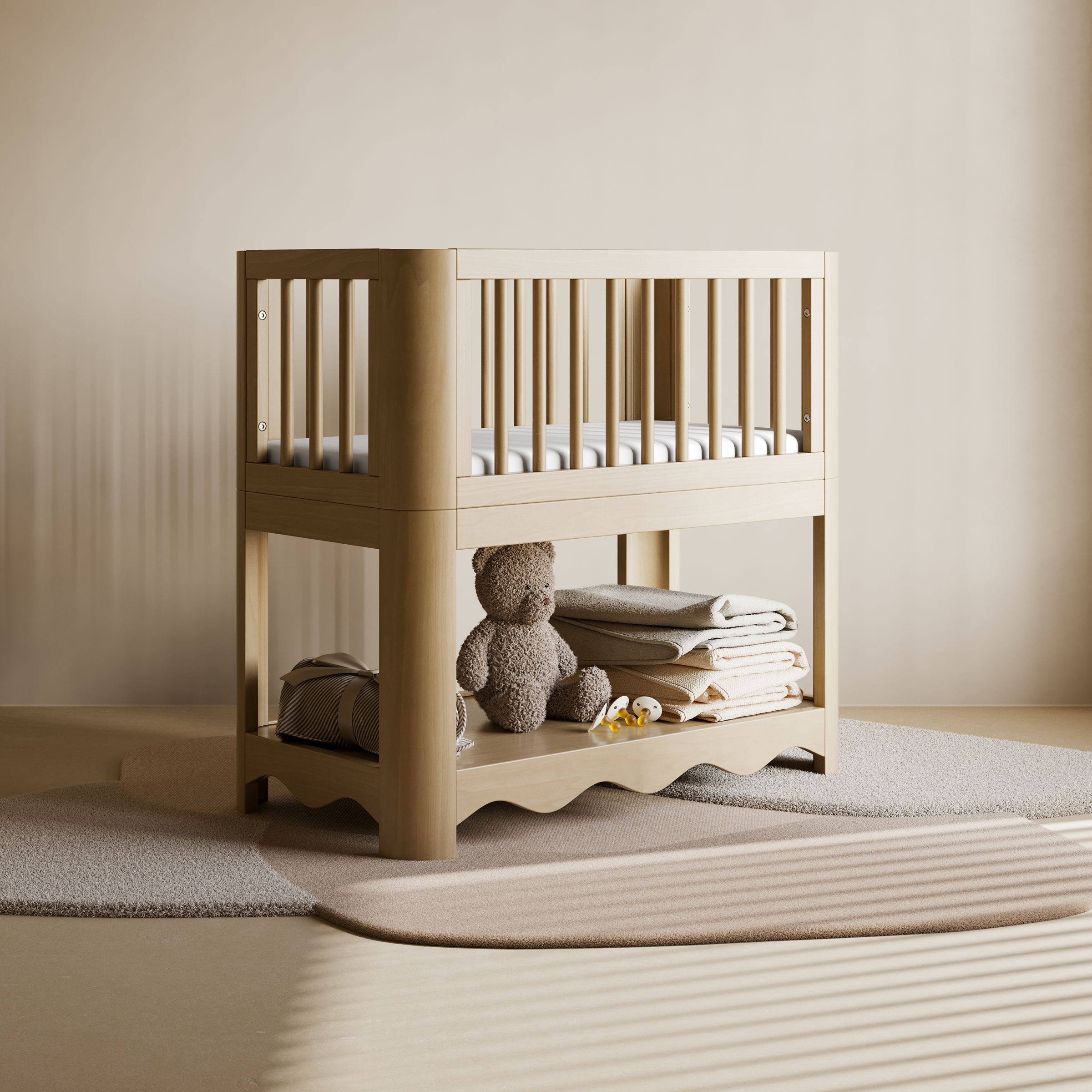 Storkcraft Casablanca 3-in-1 Convertible Bassinet - Driftwood.