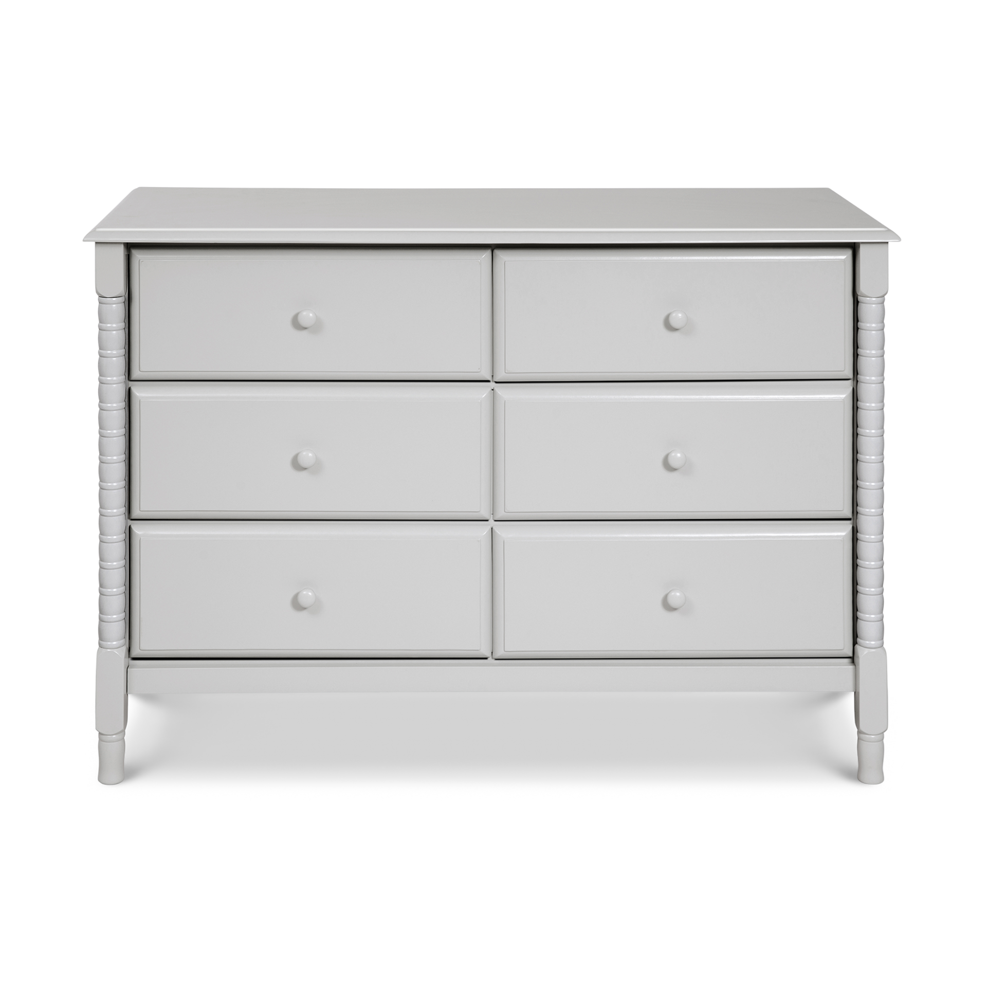 DaVinci Jenny Lind Spindle 6Drawer Dresser Fog Grey Babylist Shop