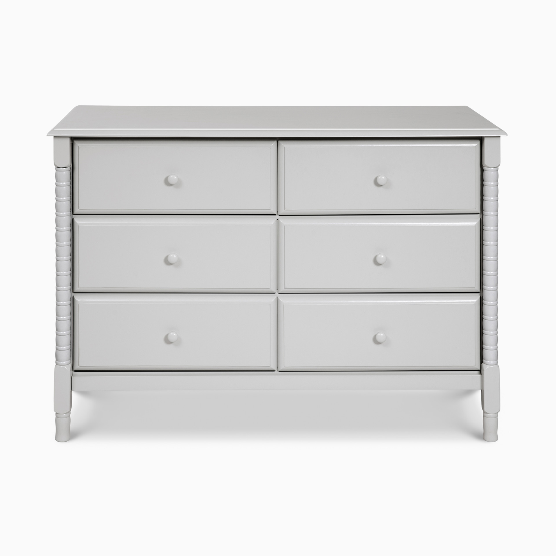 Jenny Lind Spindle 6-Drawer Dresser - White Jenny Lind Spindle 6-Drawer Dresser - White