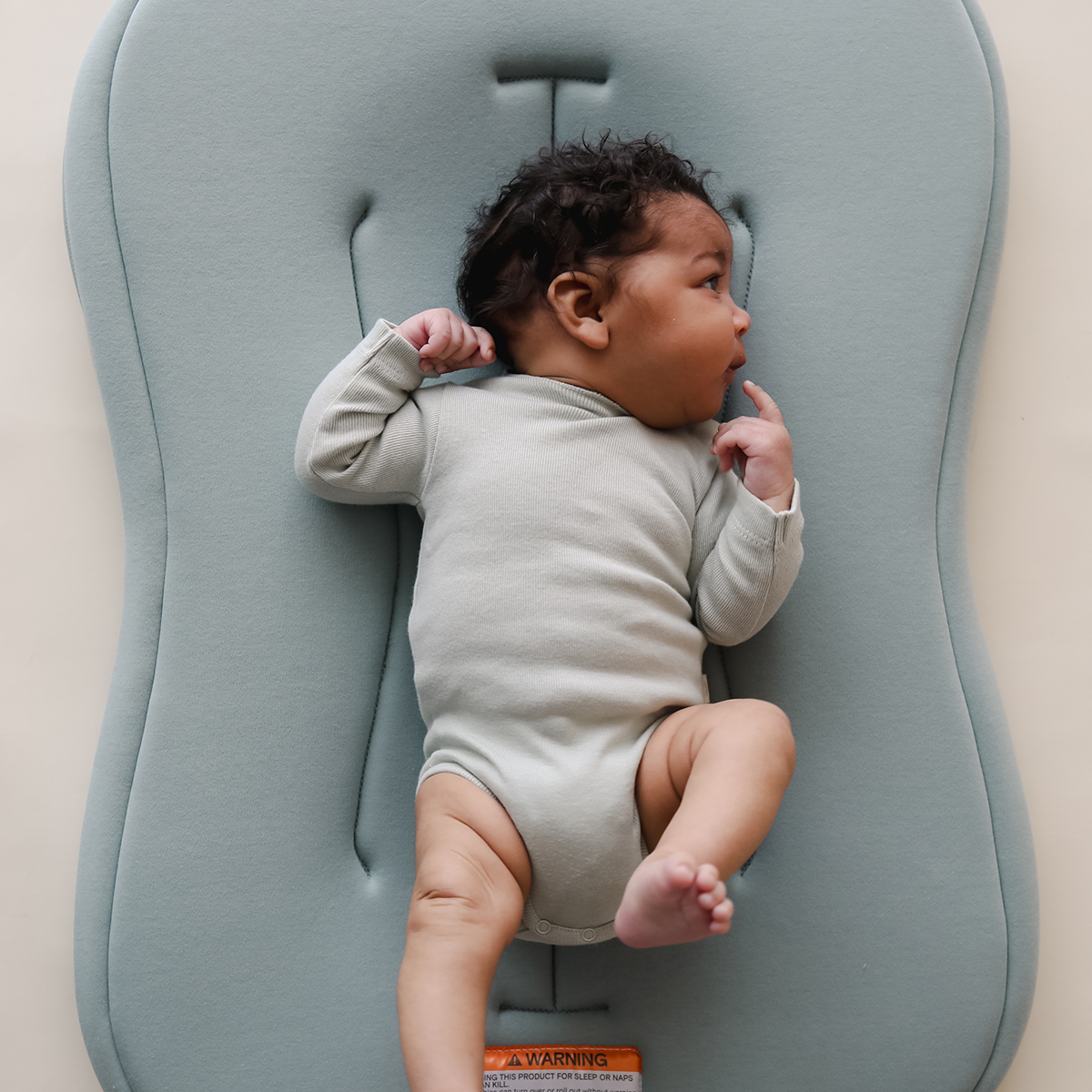 Snuggle Me Organic Infant Lounger Curve.