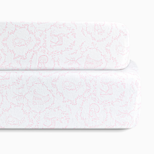 Bellini Organic Jersey Cotton Crib Sheet and Changing Pad Cover Set.