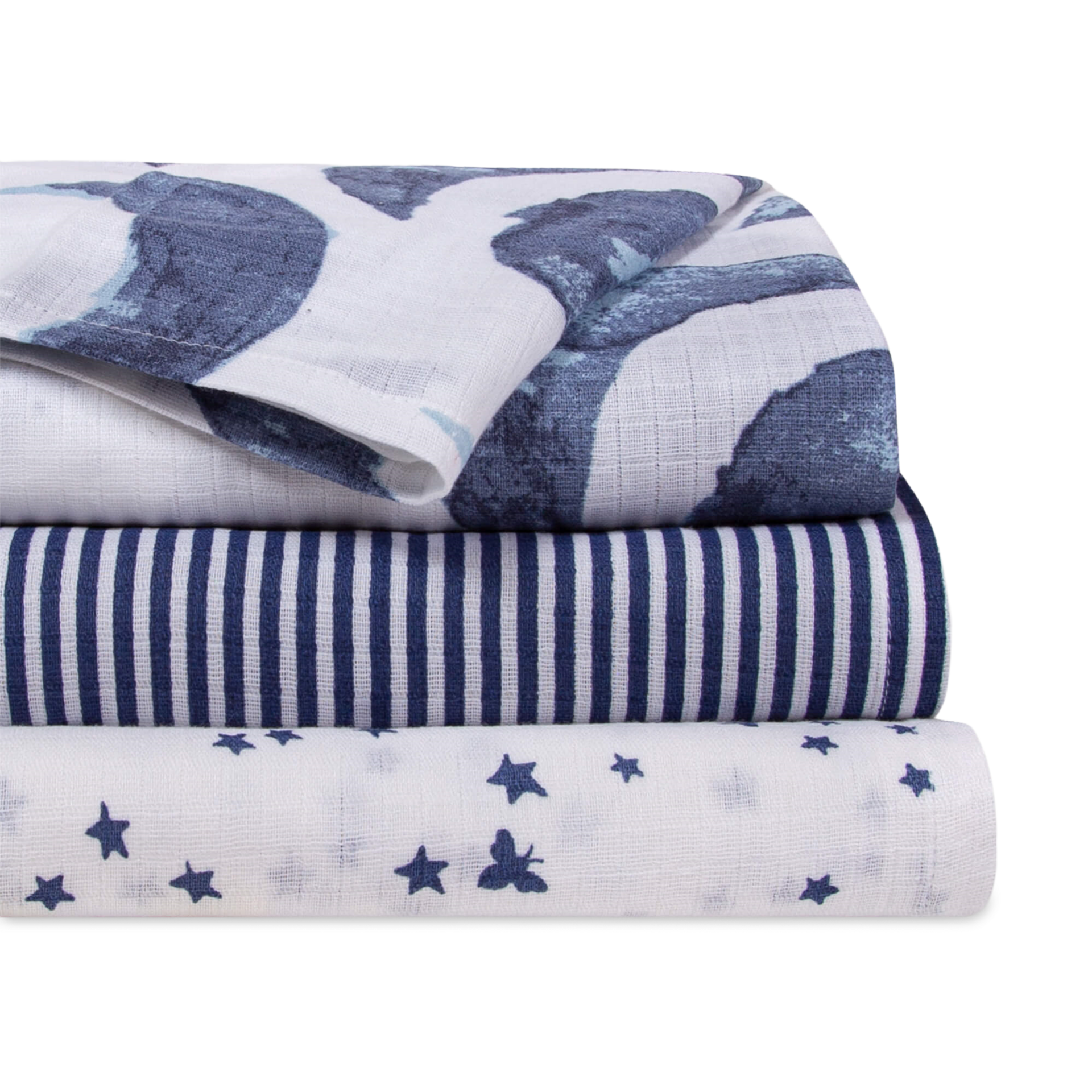 Burt's Bees Baby Organic Cotton Muslin Swaddle Blankets (3 Pack