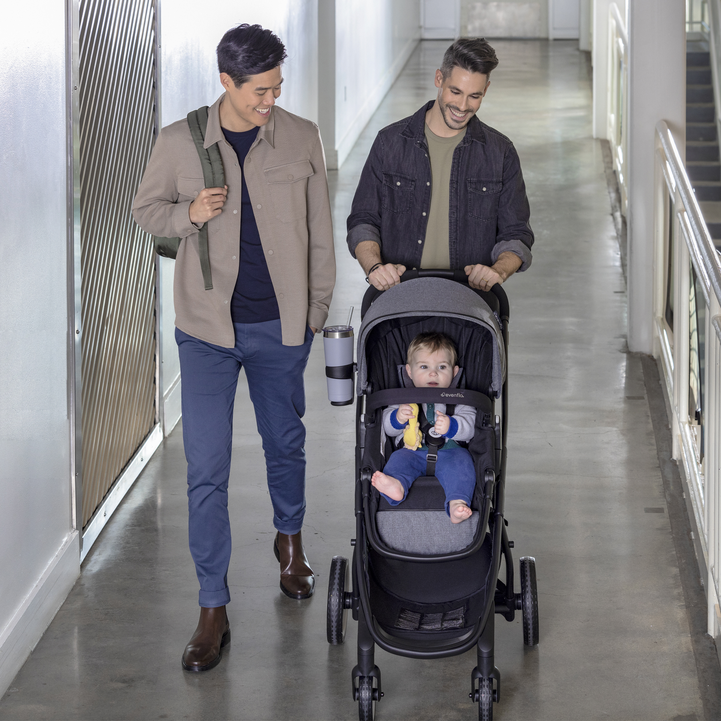 Evenflo Shyft Modular Travel System Sapphire Blue Babylist Shop