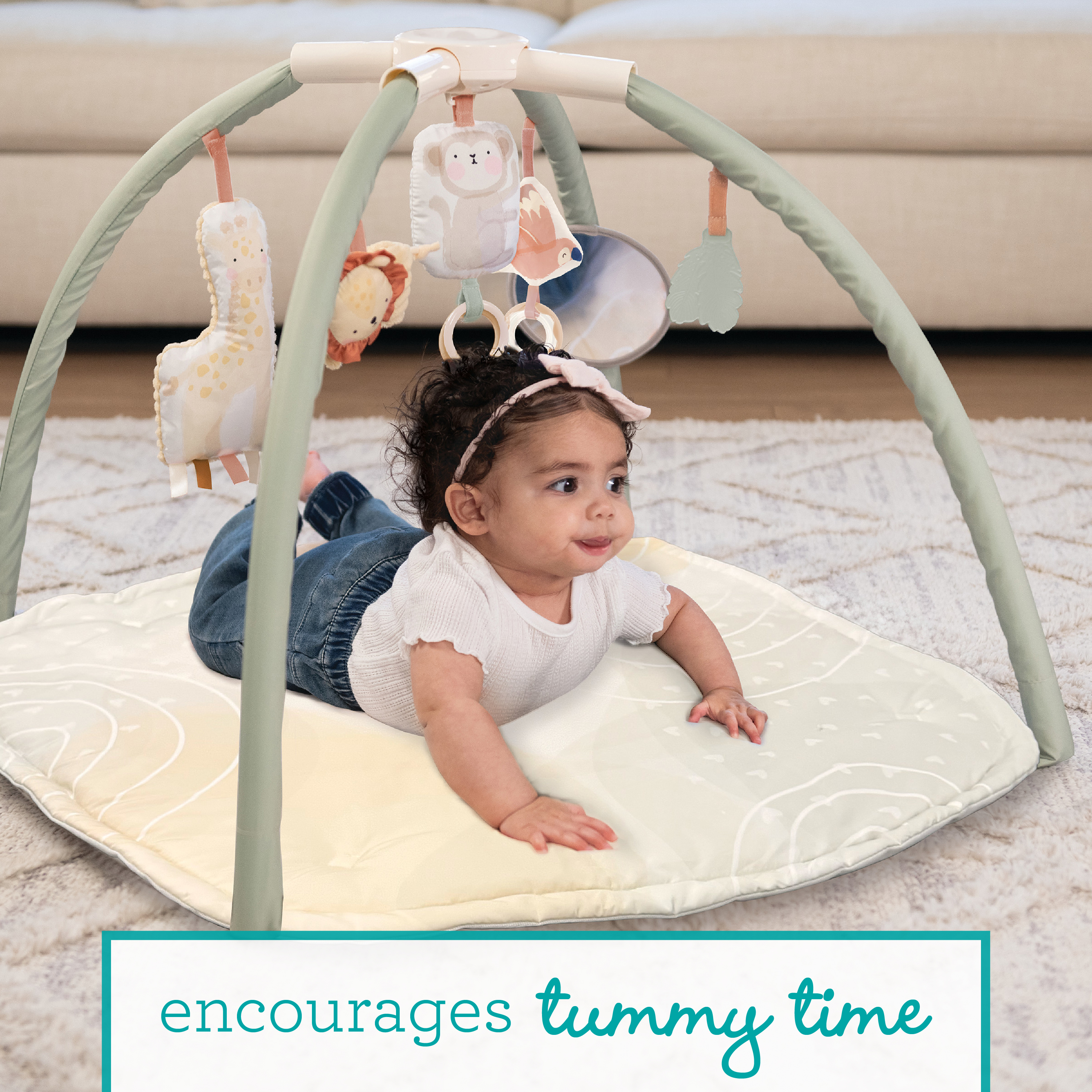 Infantino 4-in-1 Twist & Fold Activity Gym & Play Mat.