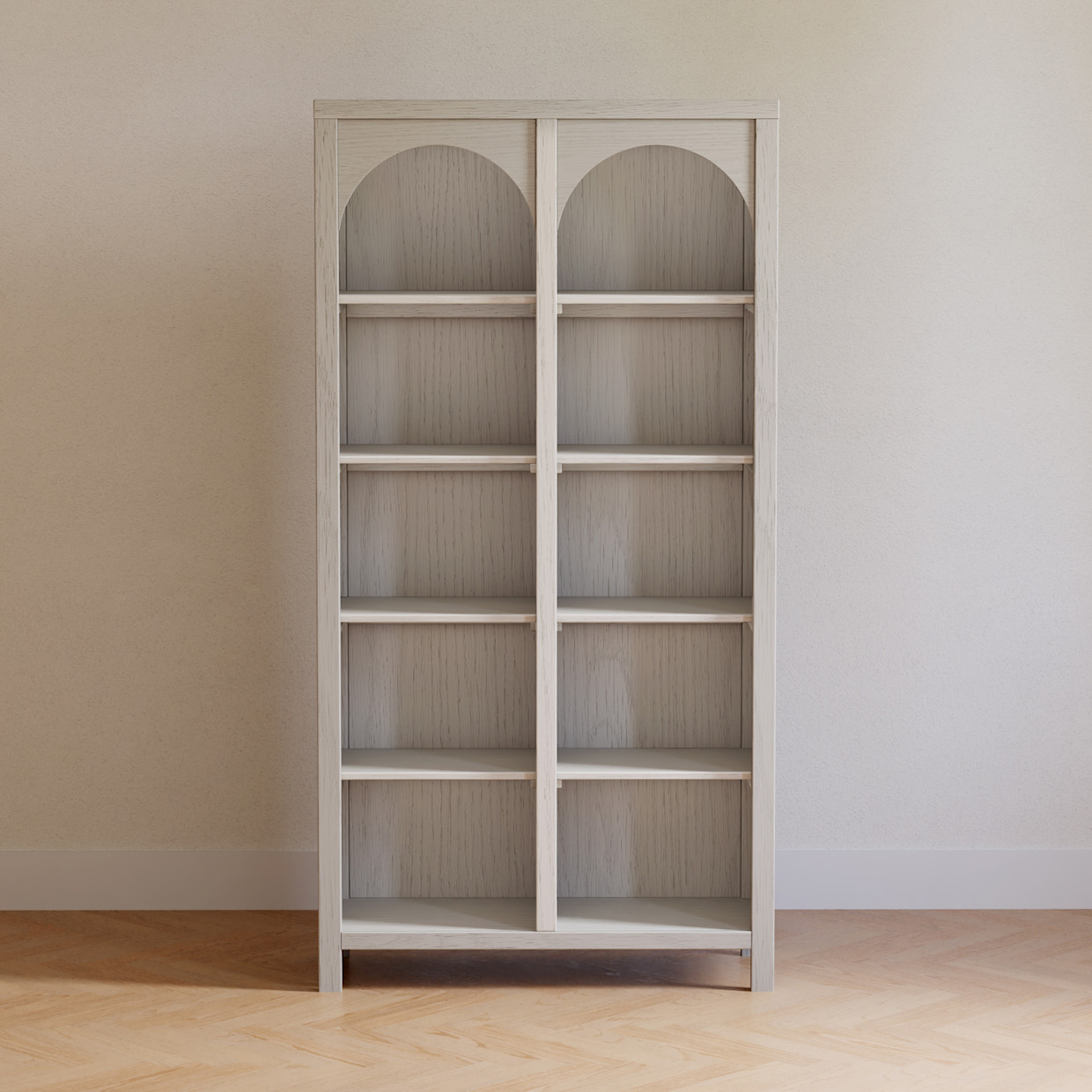 Namesake Eloise Assembled Bookcase - White Driftwood.
