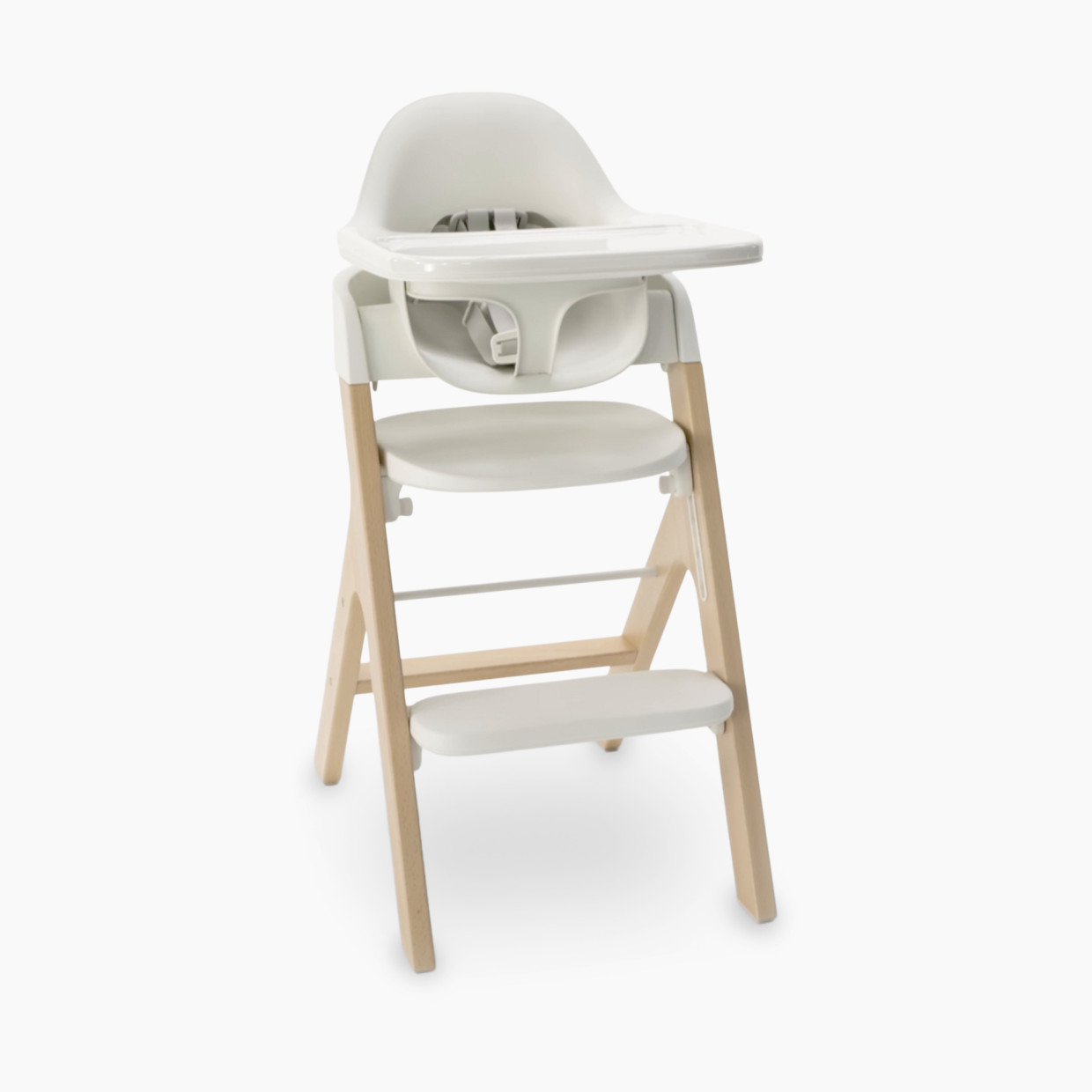 Mockingbird High Chair - Beechwood/White | Babylist Shop
