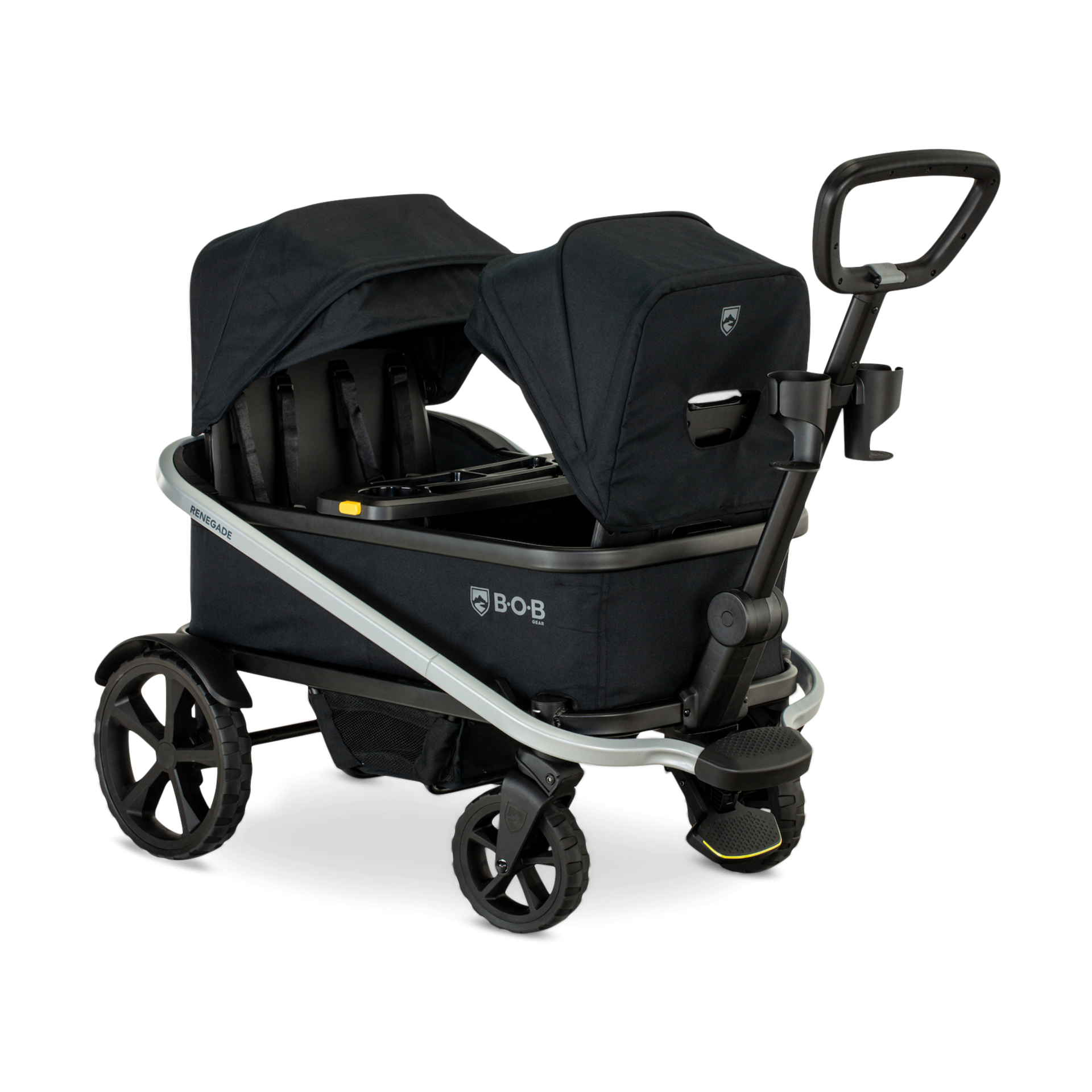 BOB Gear Renegade Stroller Wagon - Nightfall With Canopies.